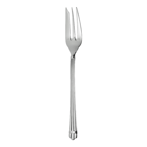 Christofle "Aria" Serving Fork goldring silver plated 25 cm