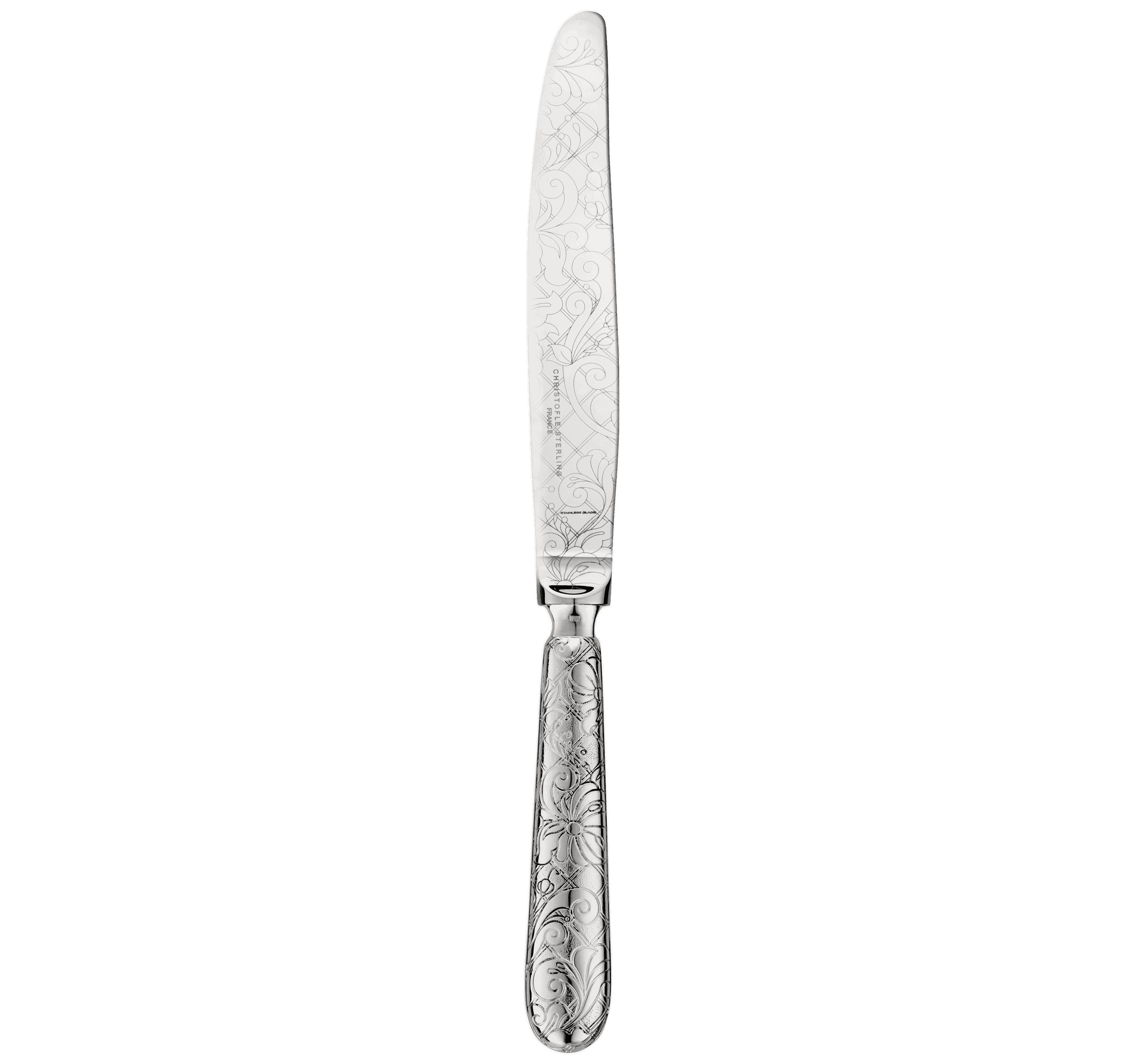 Christofle "Jardin D'Eden" Table Knife sterling silver 25 cm