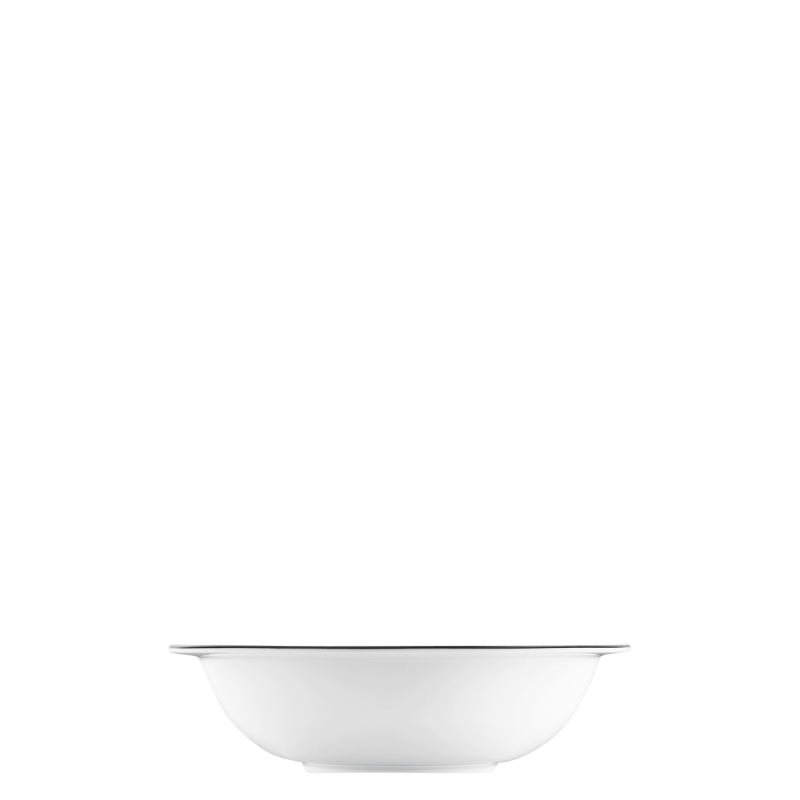 Fürstenberg "Wagenfeld" Salad Bowl Black Line Porcelain 26,5 cm