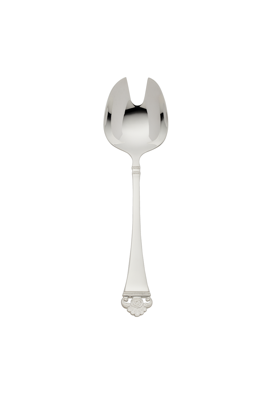 Robbe & Berking "Rose Pattern" Fruit Salad Fork small silver plated with gold accents 18,7 cm
