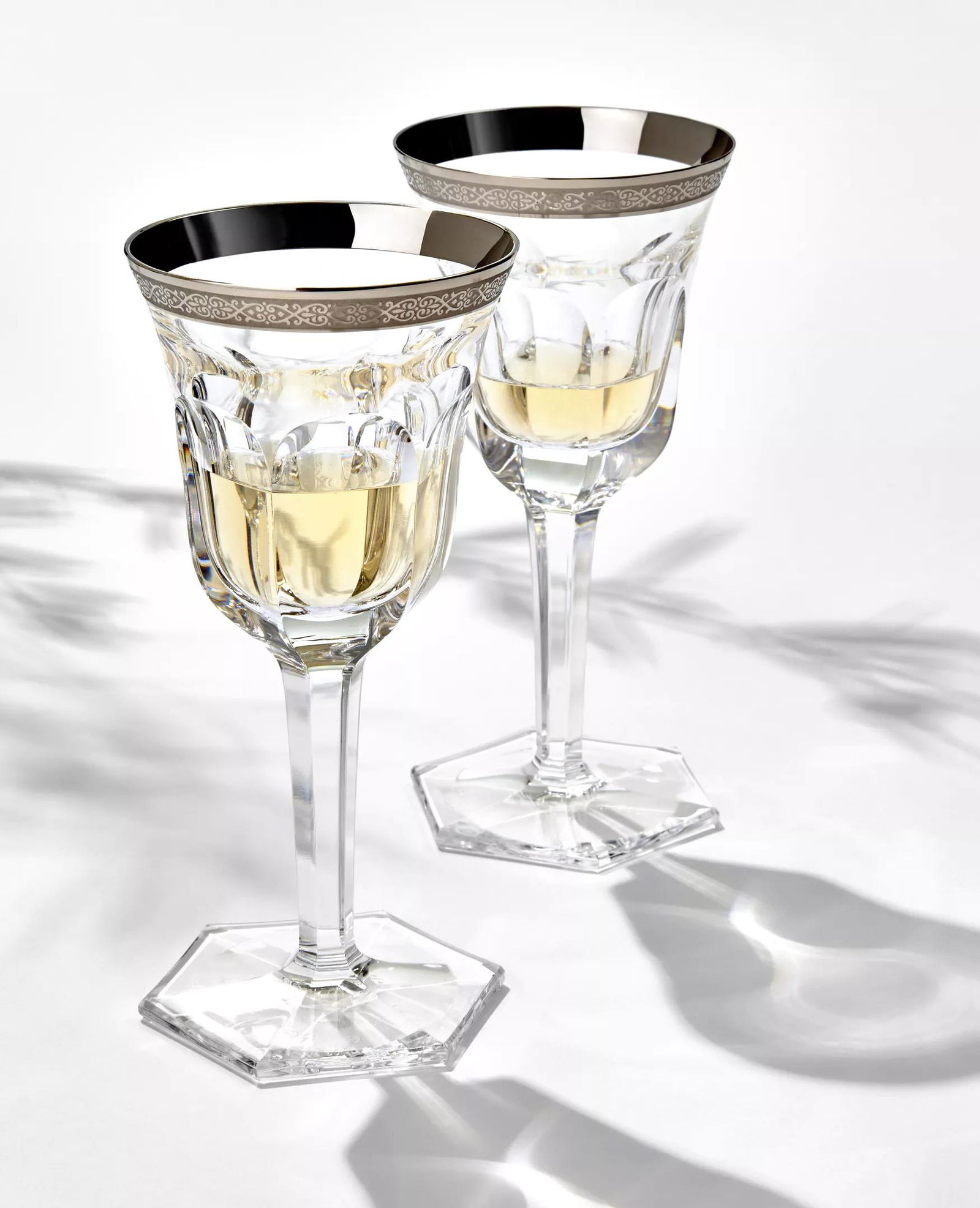 Moser "Pope" Moser "Pope" Decanter (relief decor) Platinum Crystal Glass 1000 ml