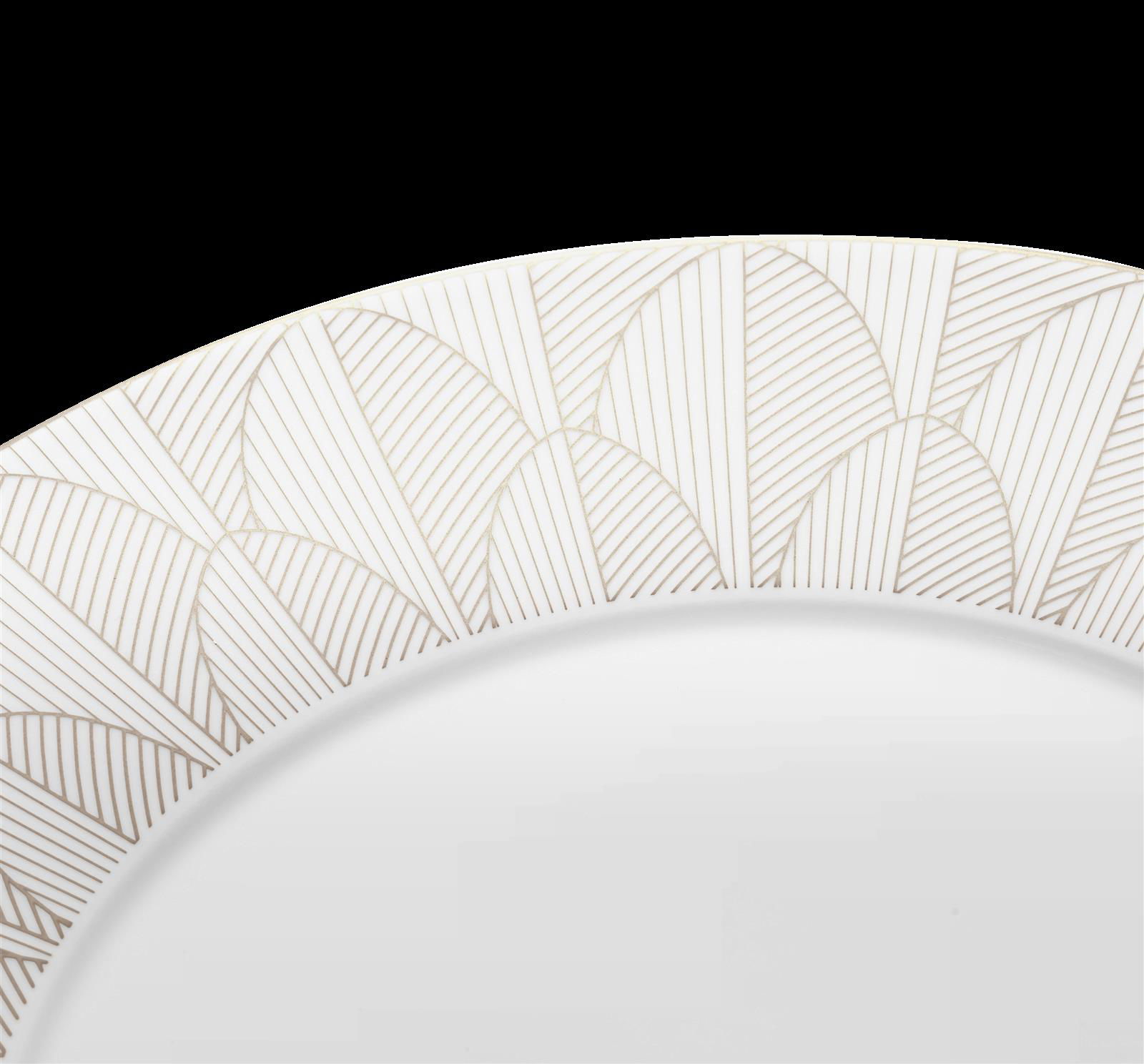 Christofle "Malmaison Impériale" Dinner Plate white porcelain