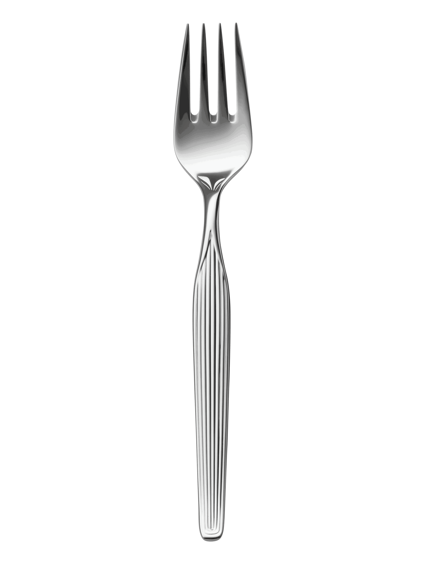 Robbe & Berking "Metropolitan" Dessert Fork Sterling and gold plated 17,9 cm