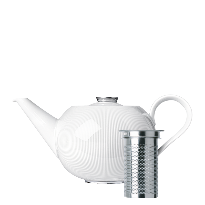 Sieger by Fürstenberg "My China! Stella" Teapot Platinum Porcelain 1450 ml Sieger by Fürstenberg "My China! Stella" Teapot Platinum Porcelain 1450 ml