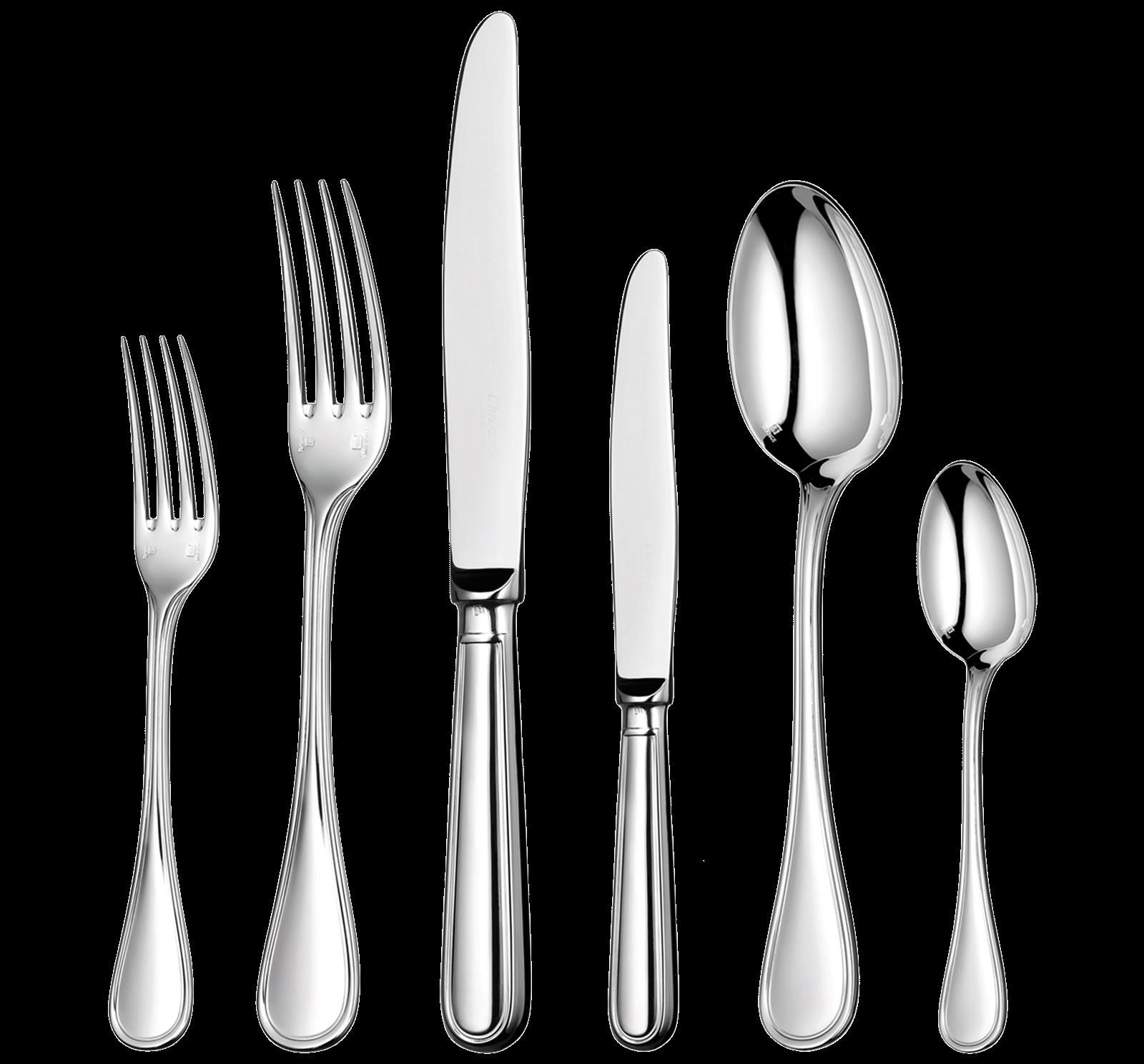 Christofle "Albi" Table Set 110-piece silver plated