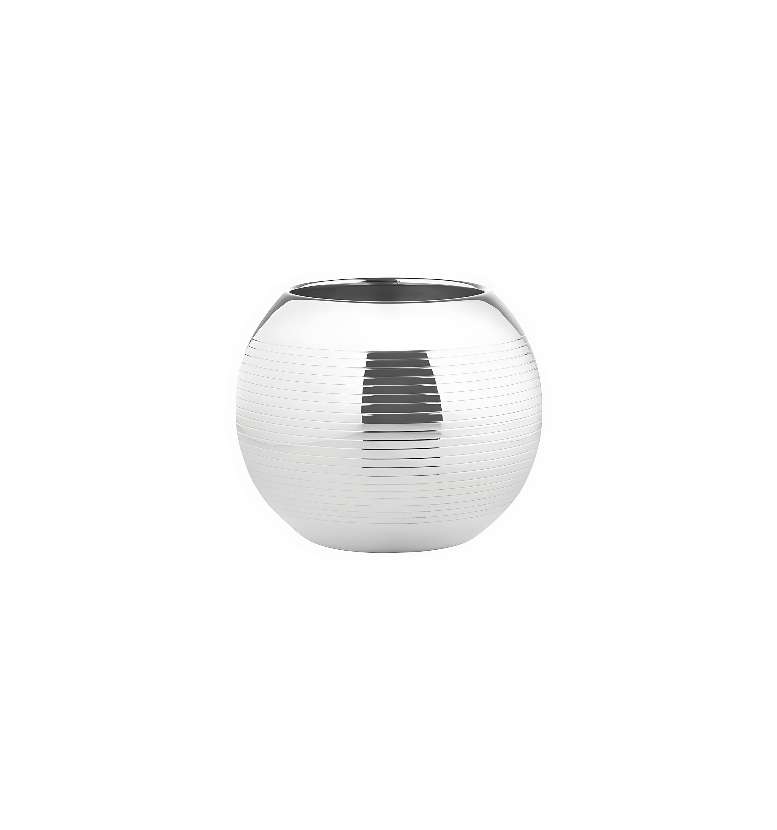 Puiforcat "Special Pieces" Vase Pétanque versilbert 14 cm