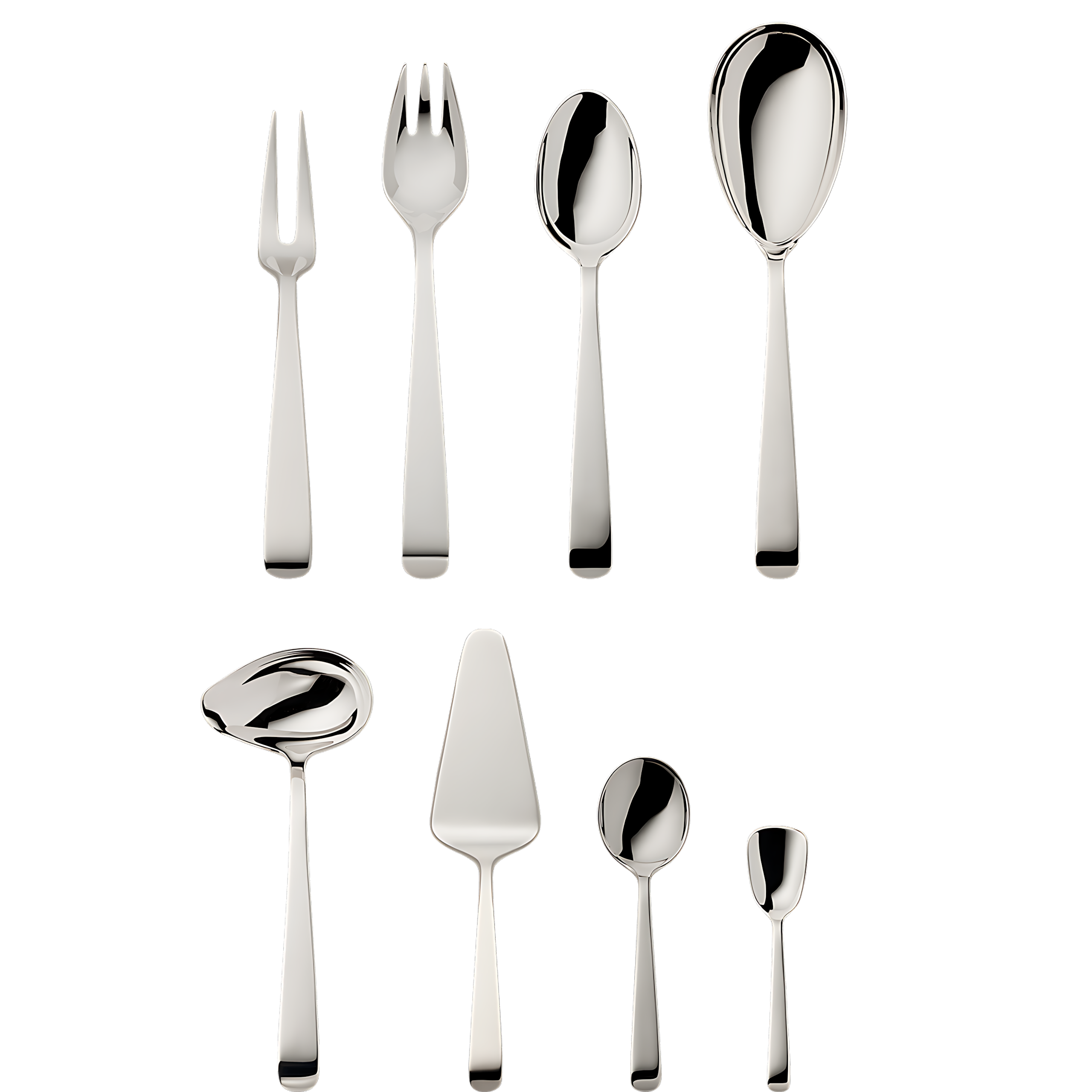 Robbe & Berking "Alta" Serving Set 9-pcs Sterling Silver