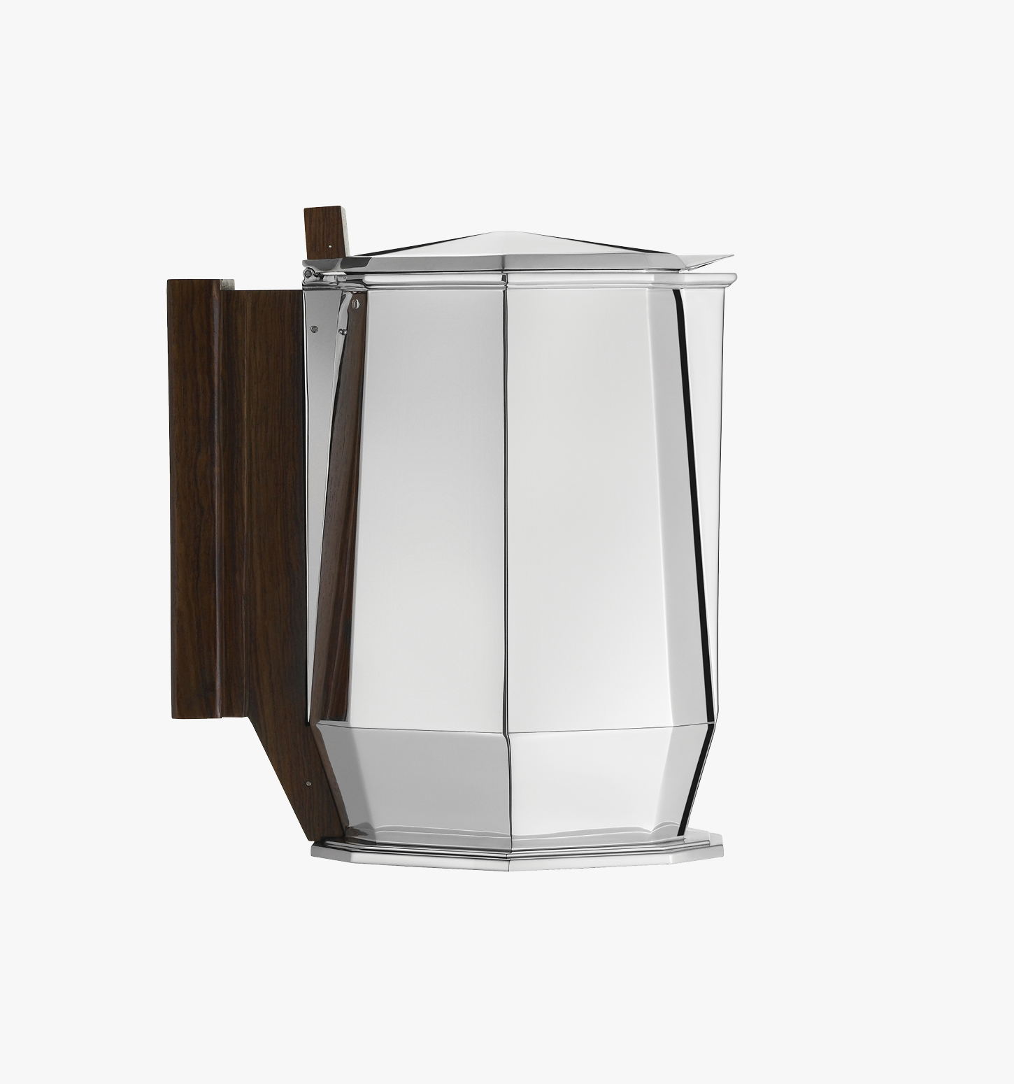 Puiforcat "Art Déco" Kaffeekanne 8-stück 1925 Anglet versilbert