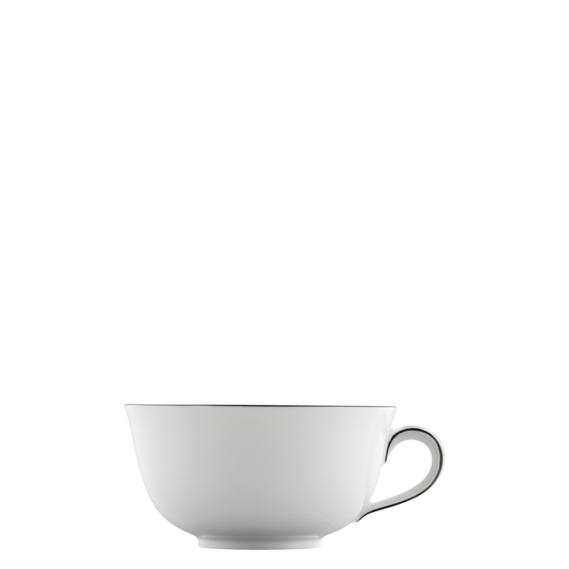 Fürstenberg "Wagenfeld" Tea Cup Black Line Porcelain 200 ml
