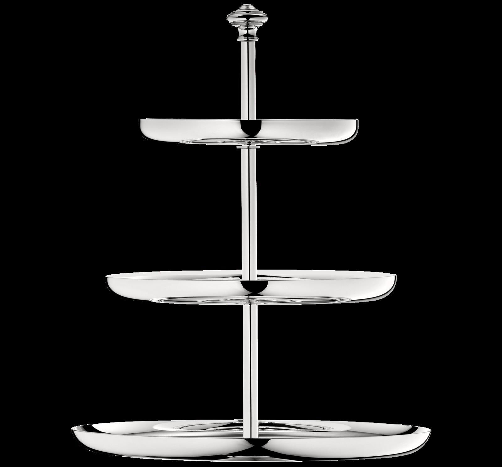 Christofle "Albi" Etagere 3 bowls silver plated