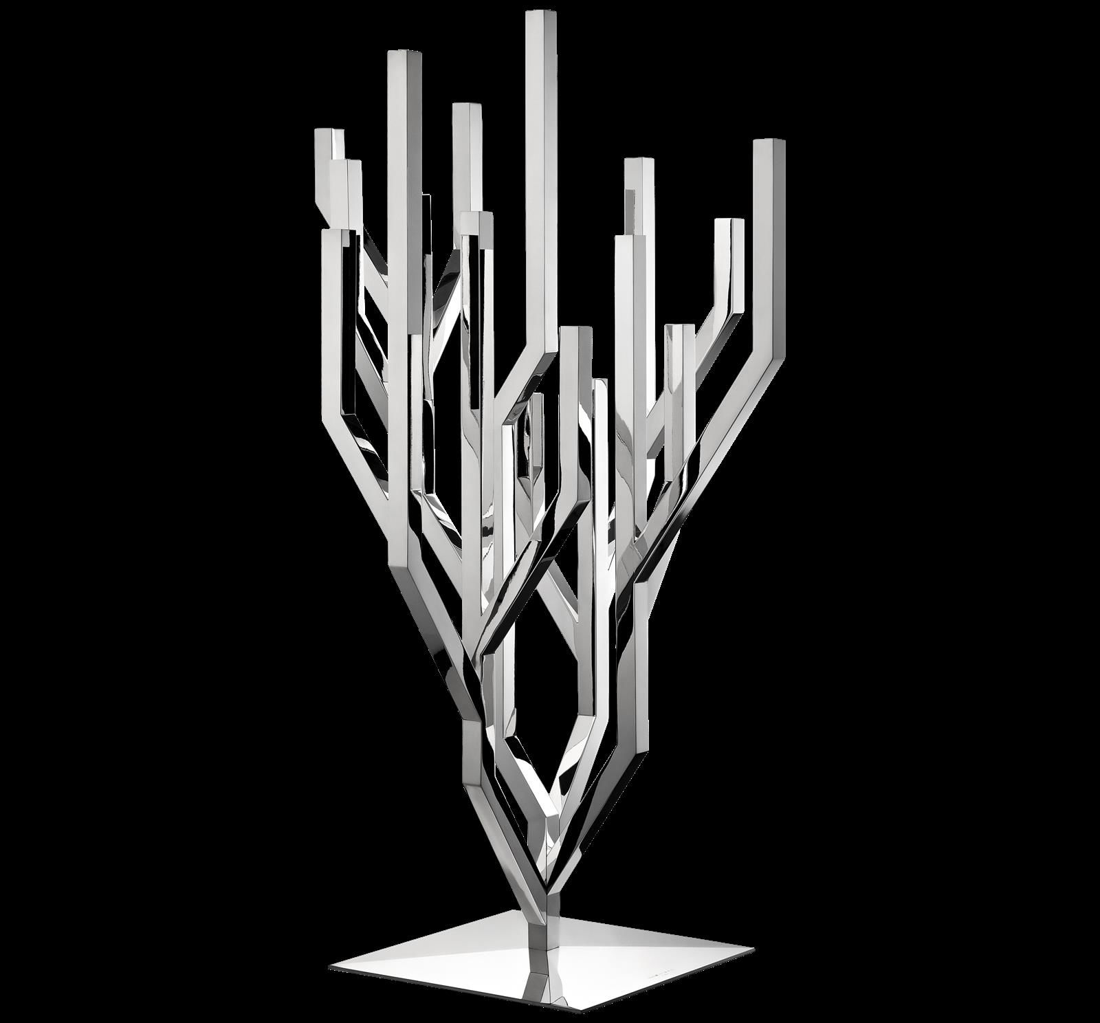Christofle "Special Pieces" Candle Holder Arborescence silver plated
