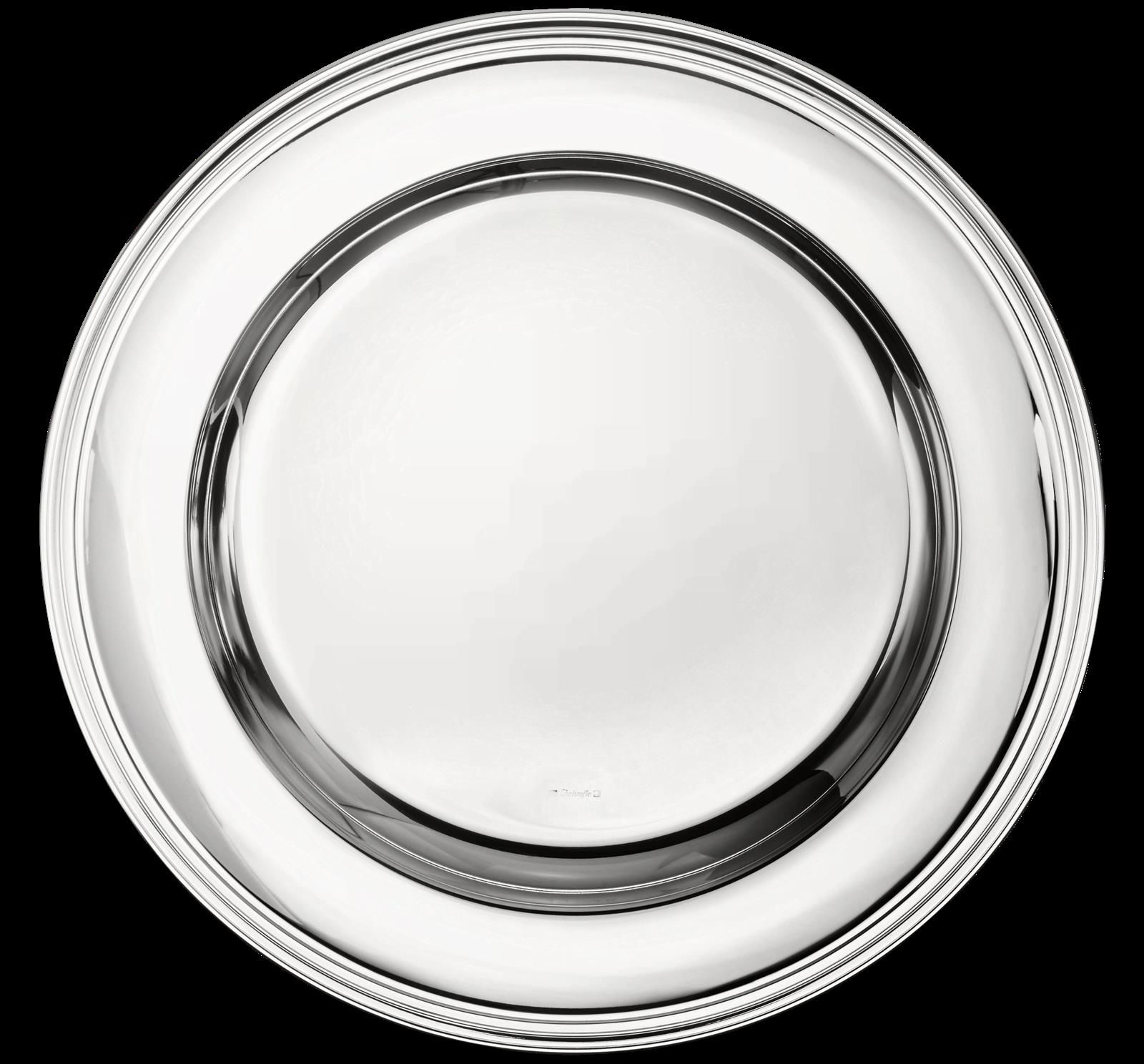 Christofle "Albi" Round Plate silver plated 40 cm