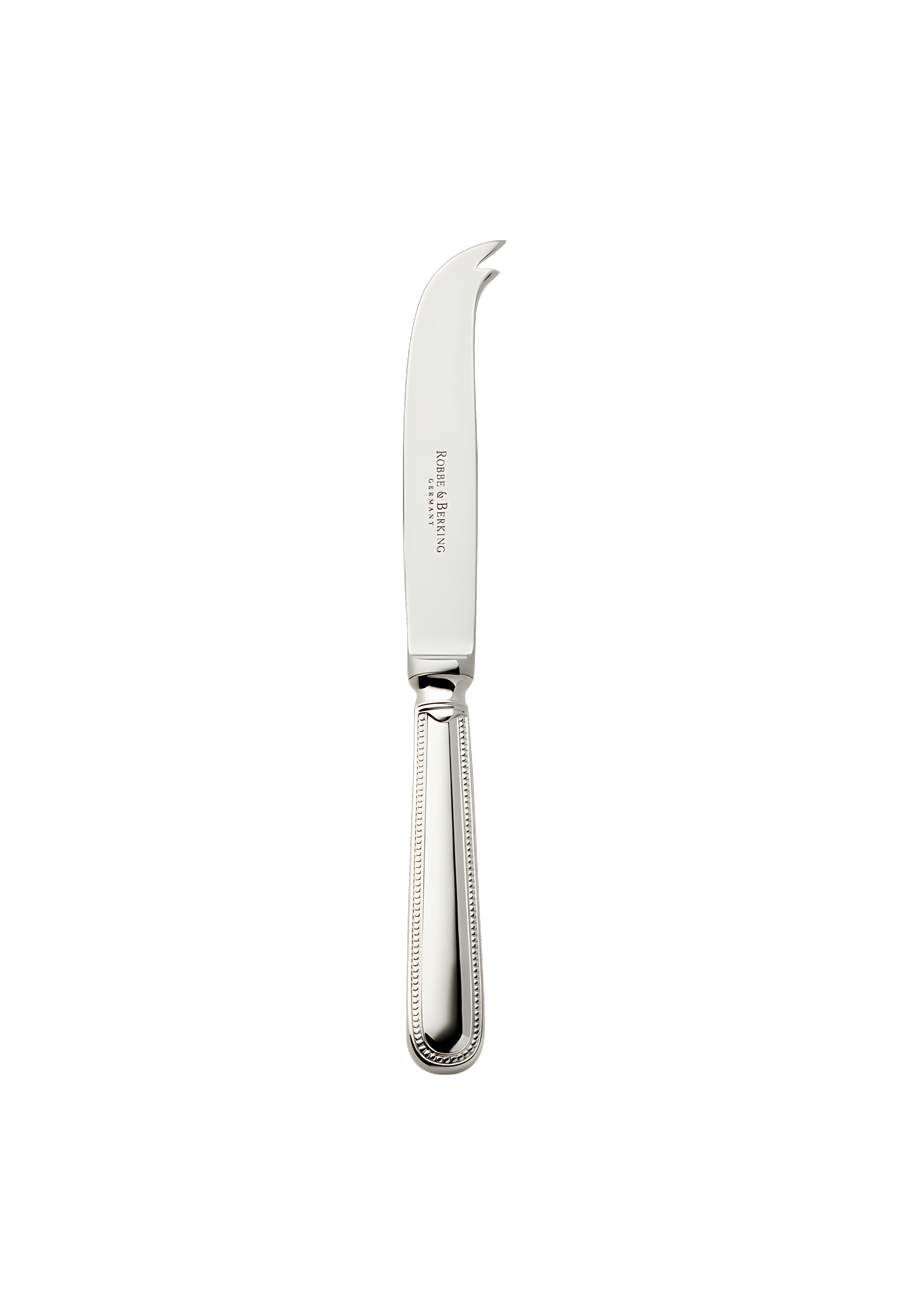Robbe & Berking "French Pearl" Cheese Knife with steel handle Sterling Silver 19,8 cm
