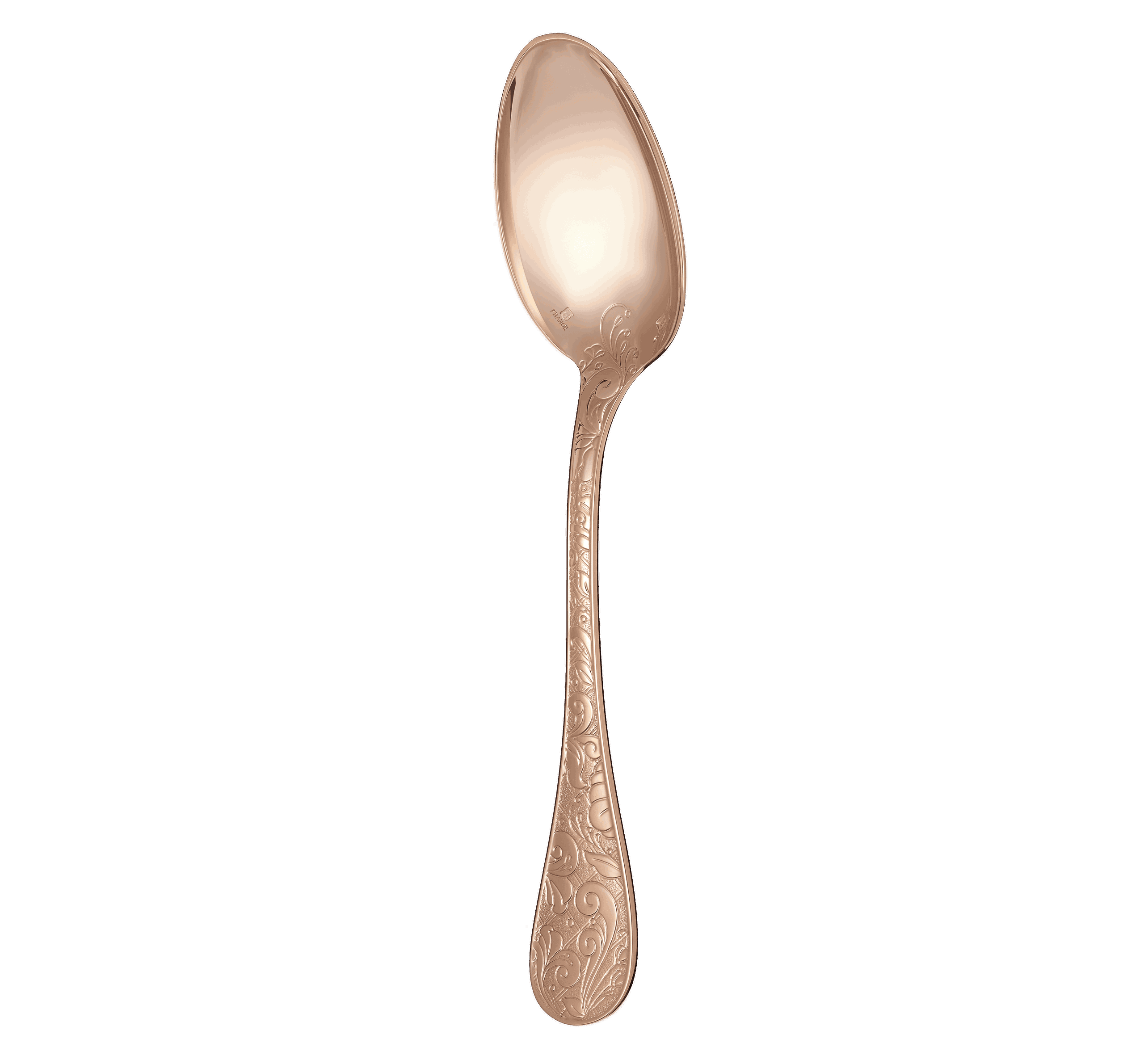 Christofle "Jardin D'Eden" Table Spoon rose gold silver plated 21 cm