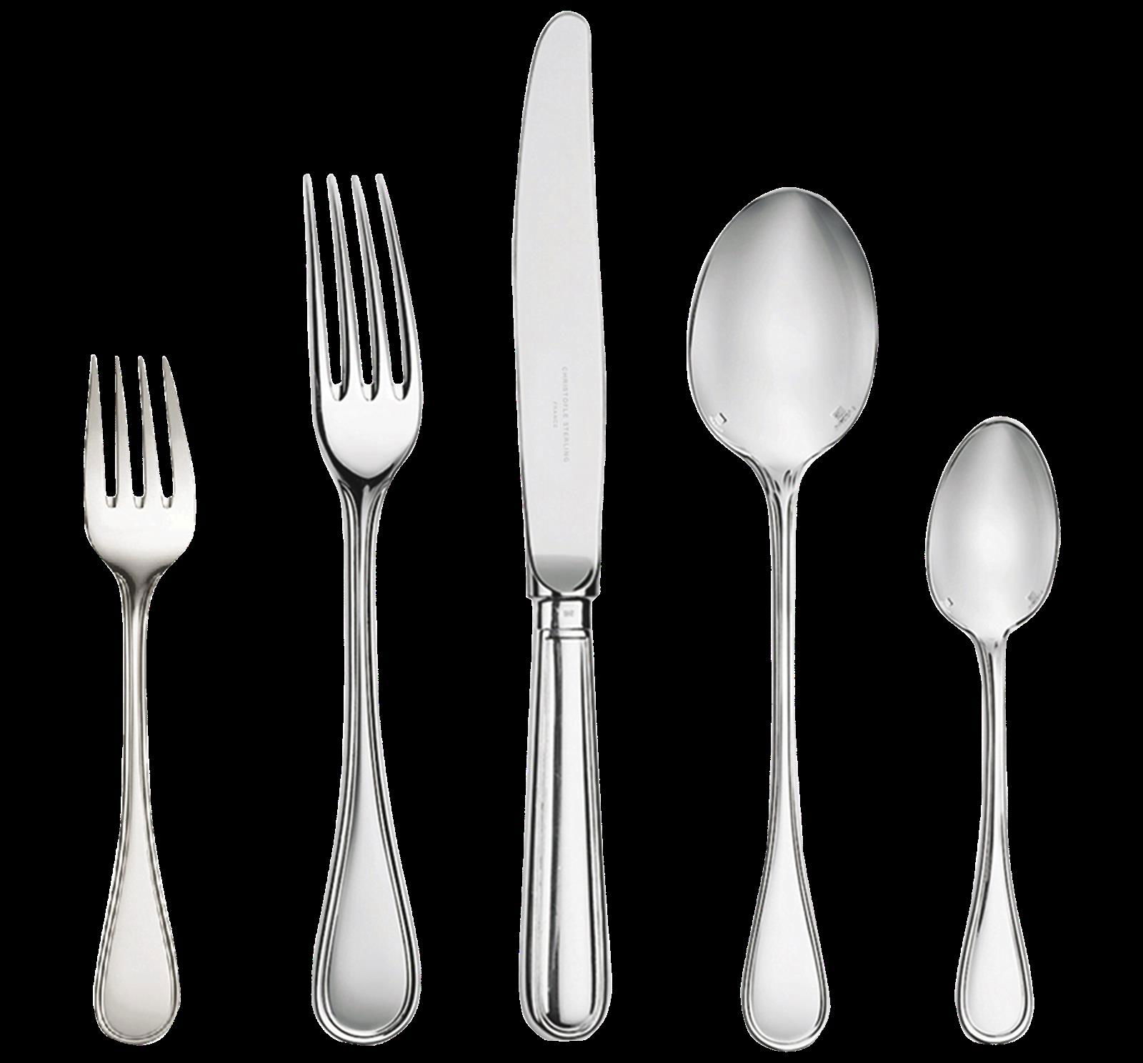 Christofle "Albi" Table Set 75-piece silver plated
