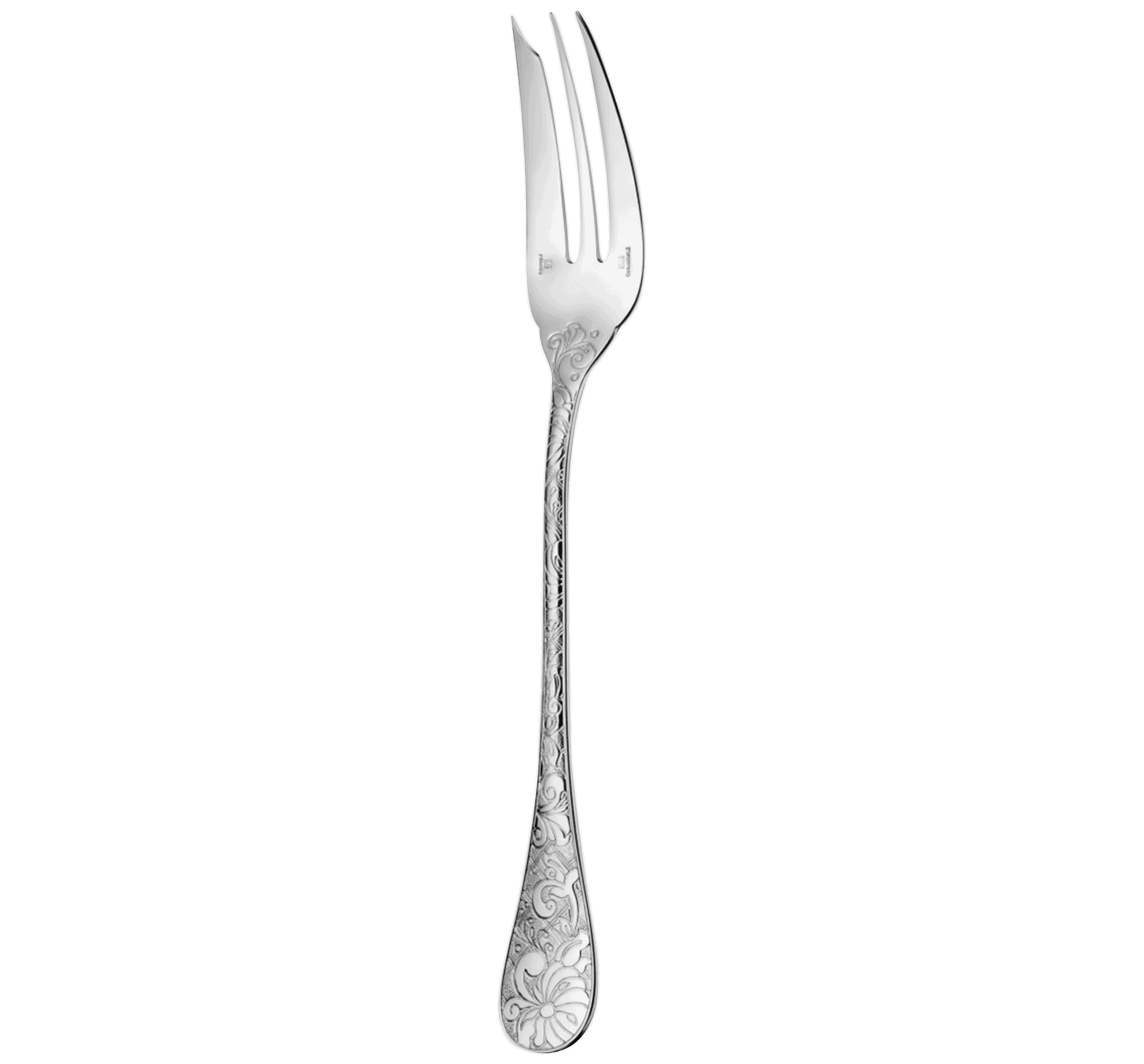 Christofle "Jardin D'Eden" Serving Fork sterling silver 25 cm
