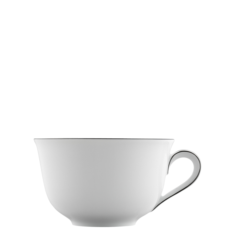 Fürstenberg "Wagenfeld" Breakfast Cup Black Line Porcelain 500 ml