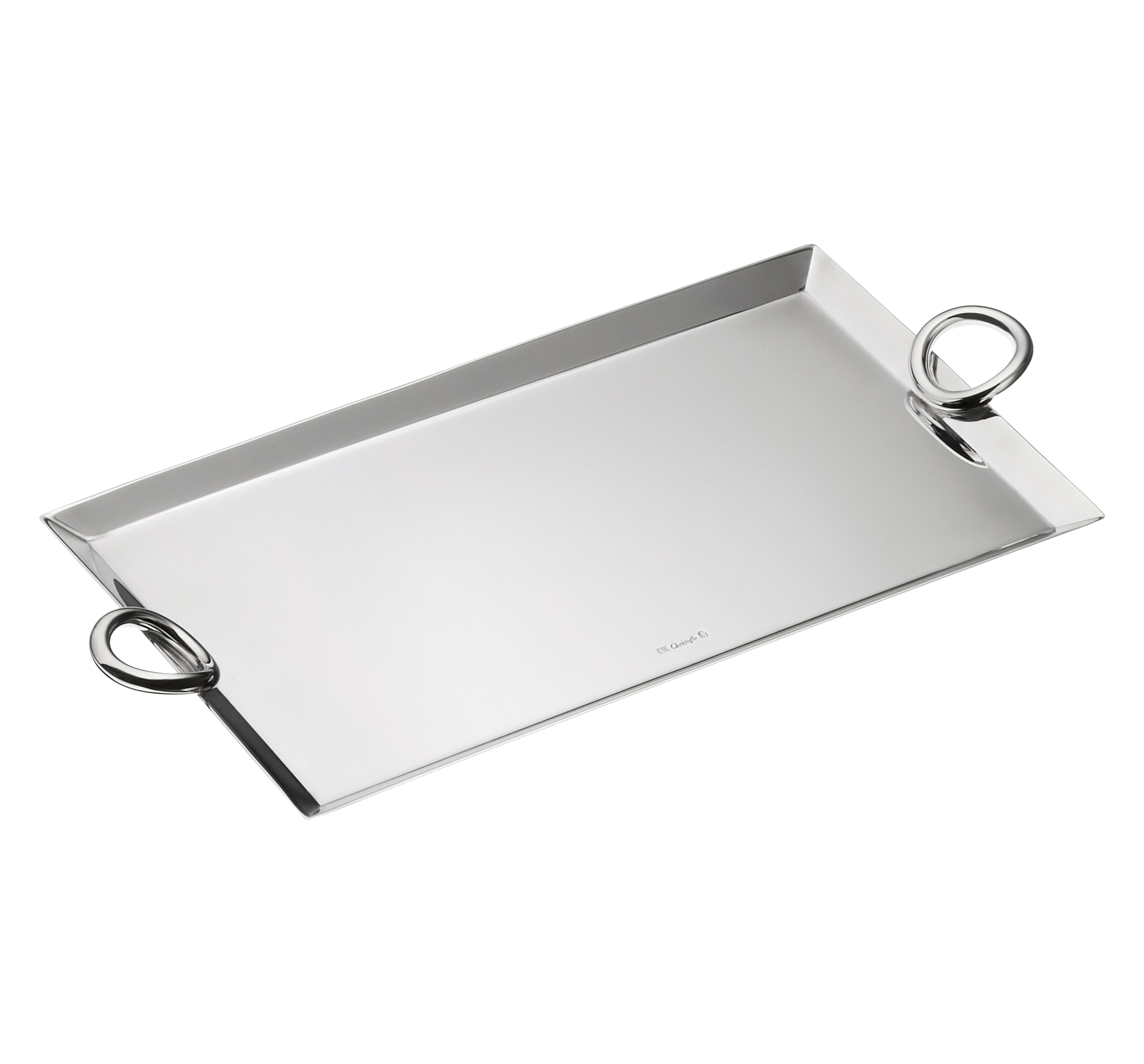 Christofle "Vertigo" Tray silver plated 25x14 cm