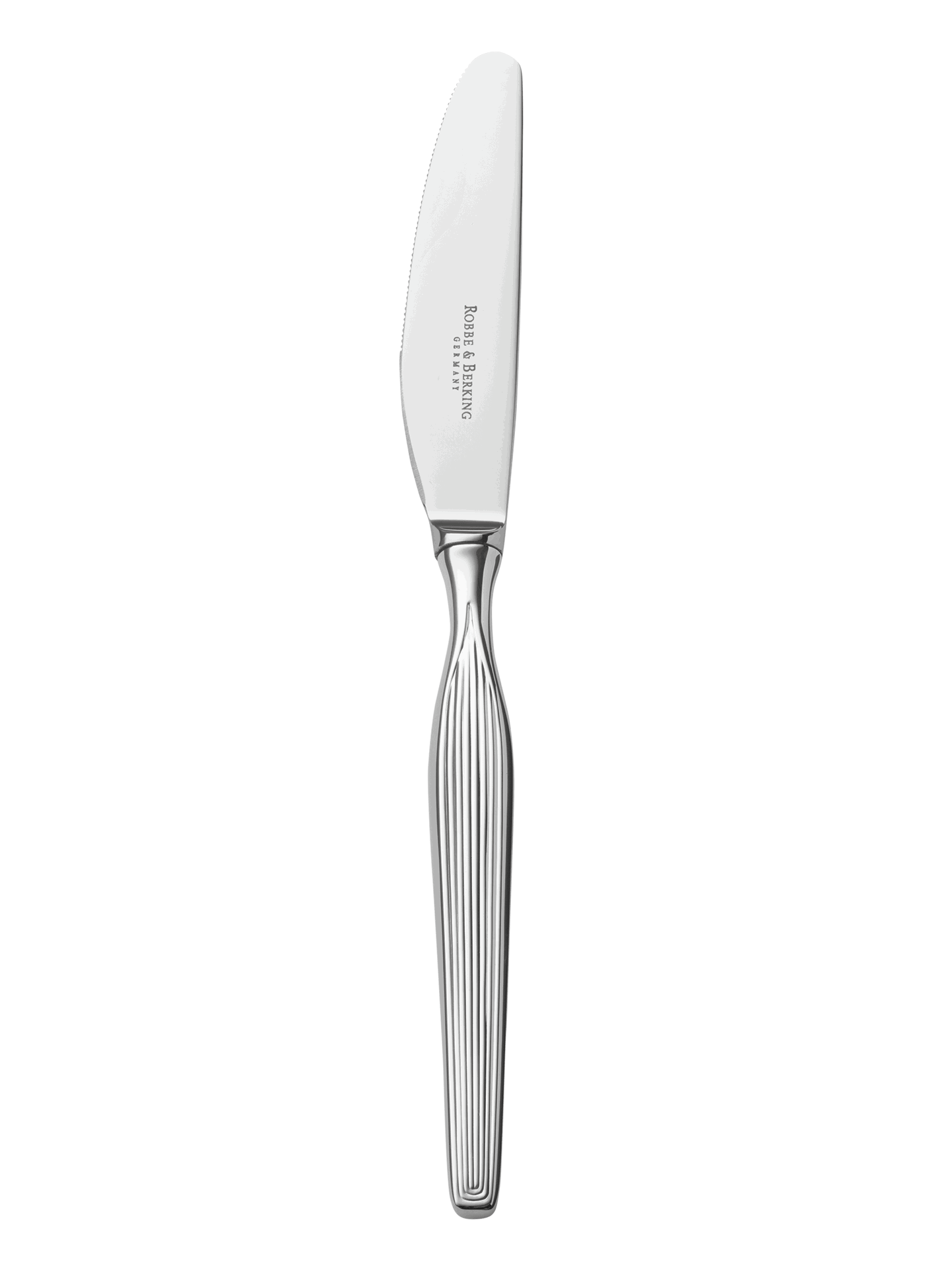 Robbe & Berking "Metropolitan" Dessert Knife Sterling and gold plated