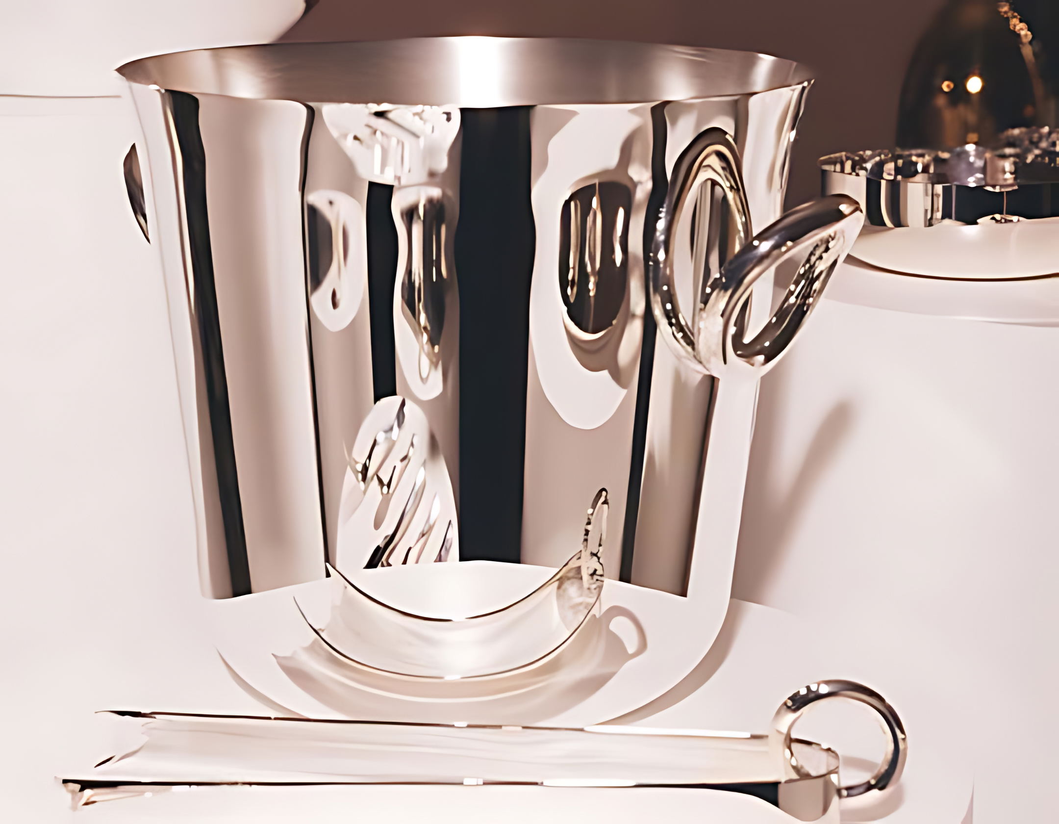 Christofle "Vertigo" Wine Cooler silver plated