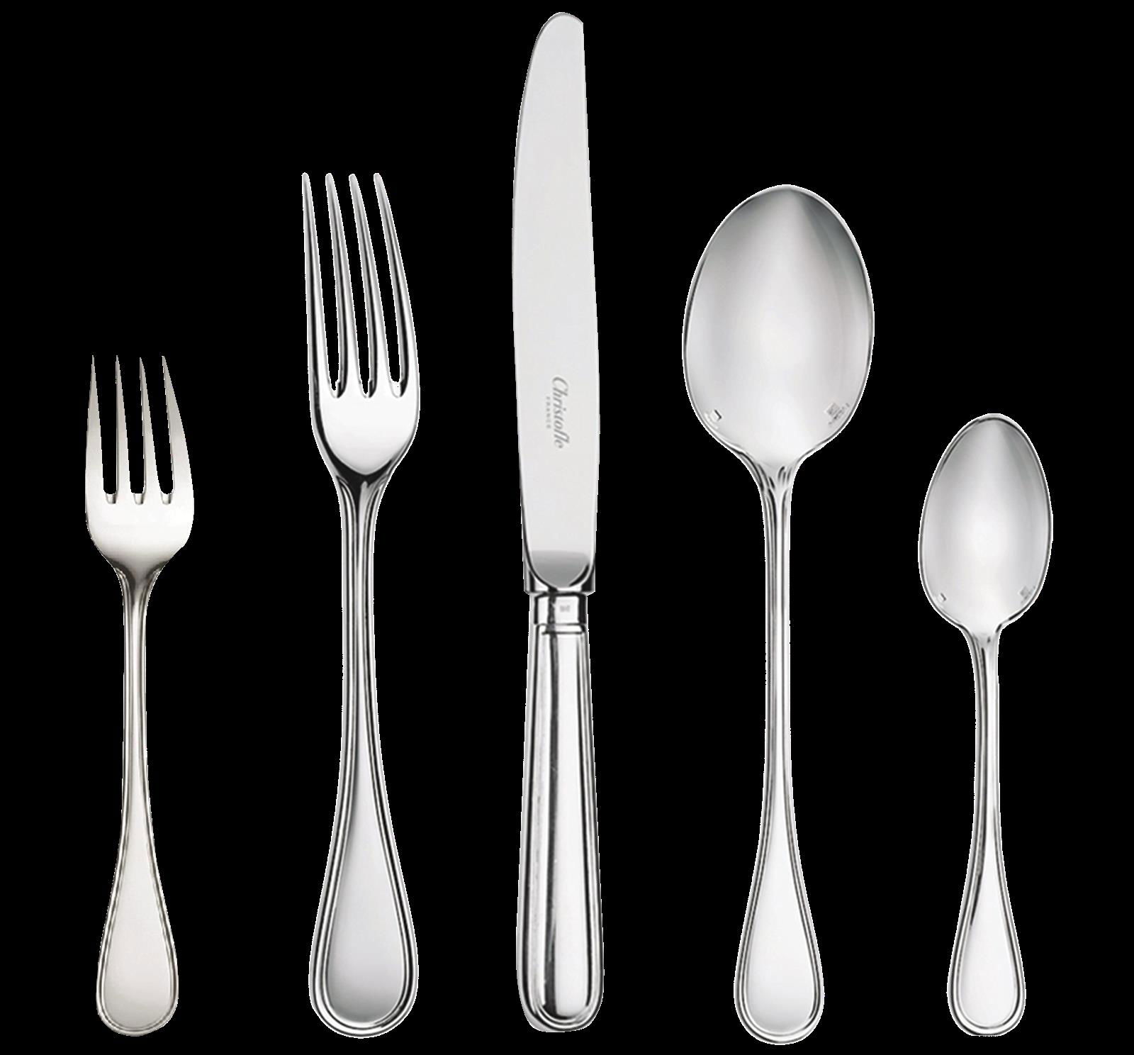 Christofle "Albi" Table Set 5-piece silver plated