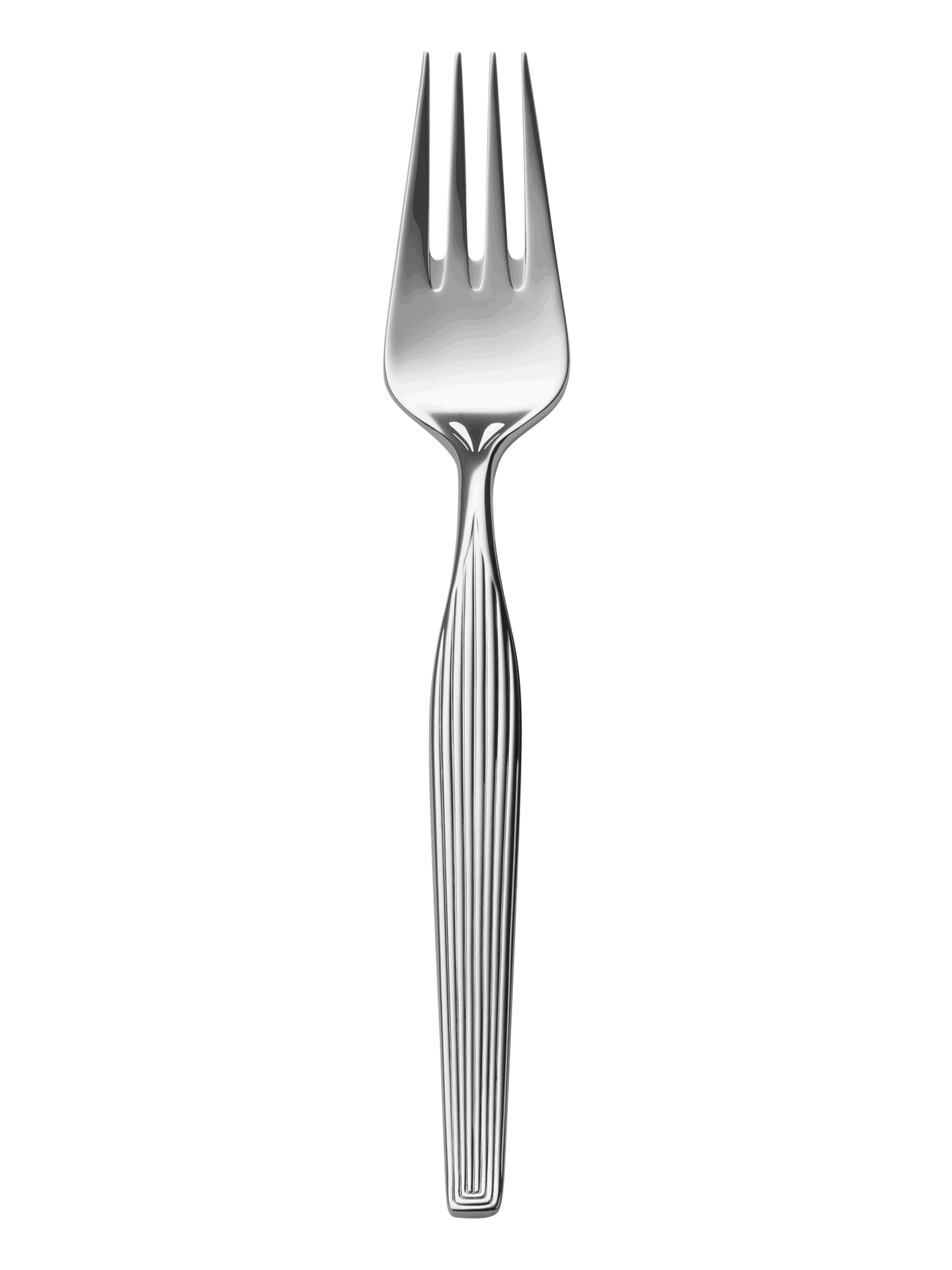 Robbe & Berking "Metropolitan" Dinner Fork Sterling and gold plated 20 cm
