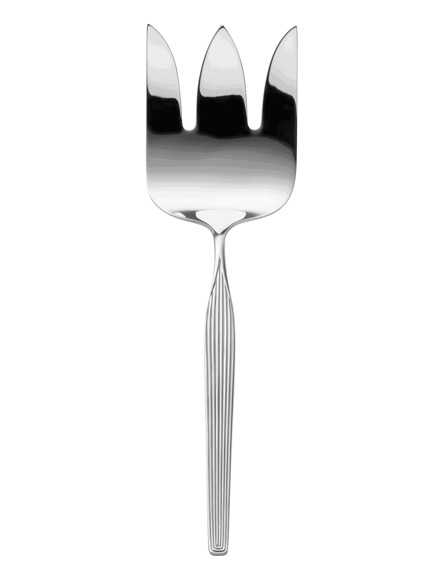 Robbe & Berking "Metropolitan" Fish Serving Fork Sterling and gold plated 21,3 cm