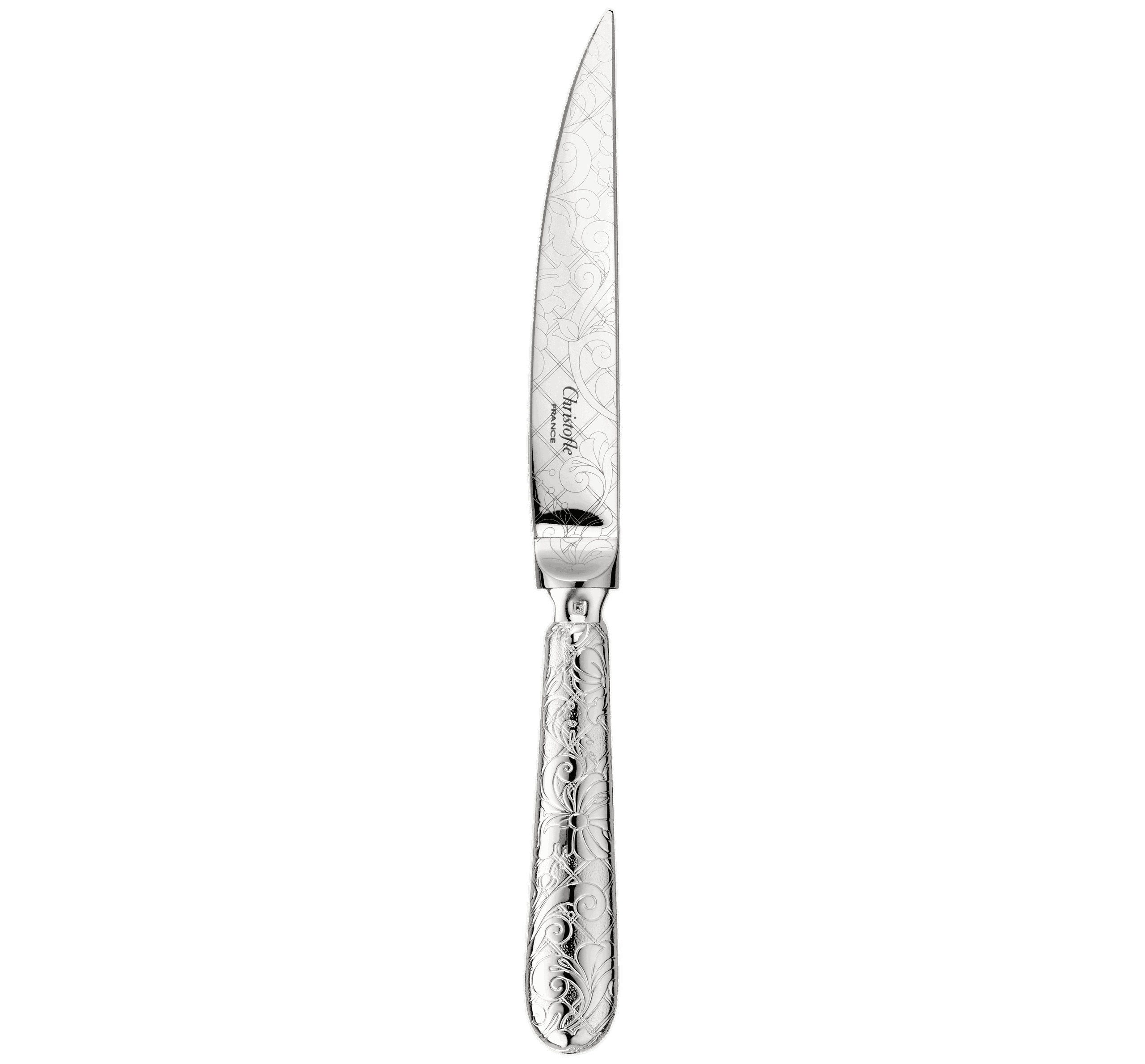 Christofle "Jardin D'Eden" Steak Knife silver plated 24 cm