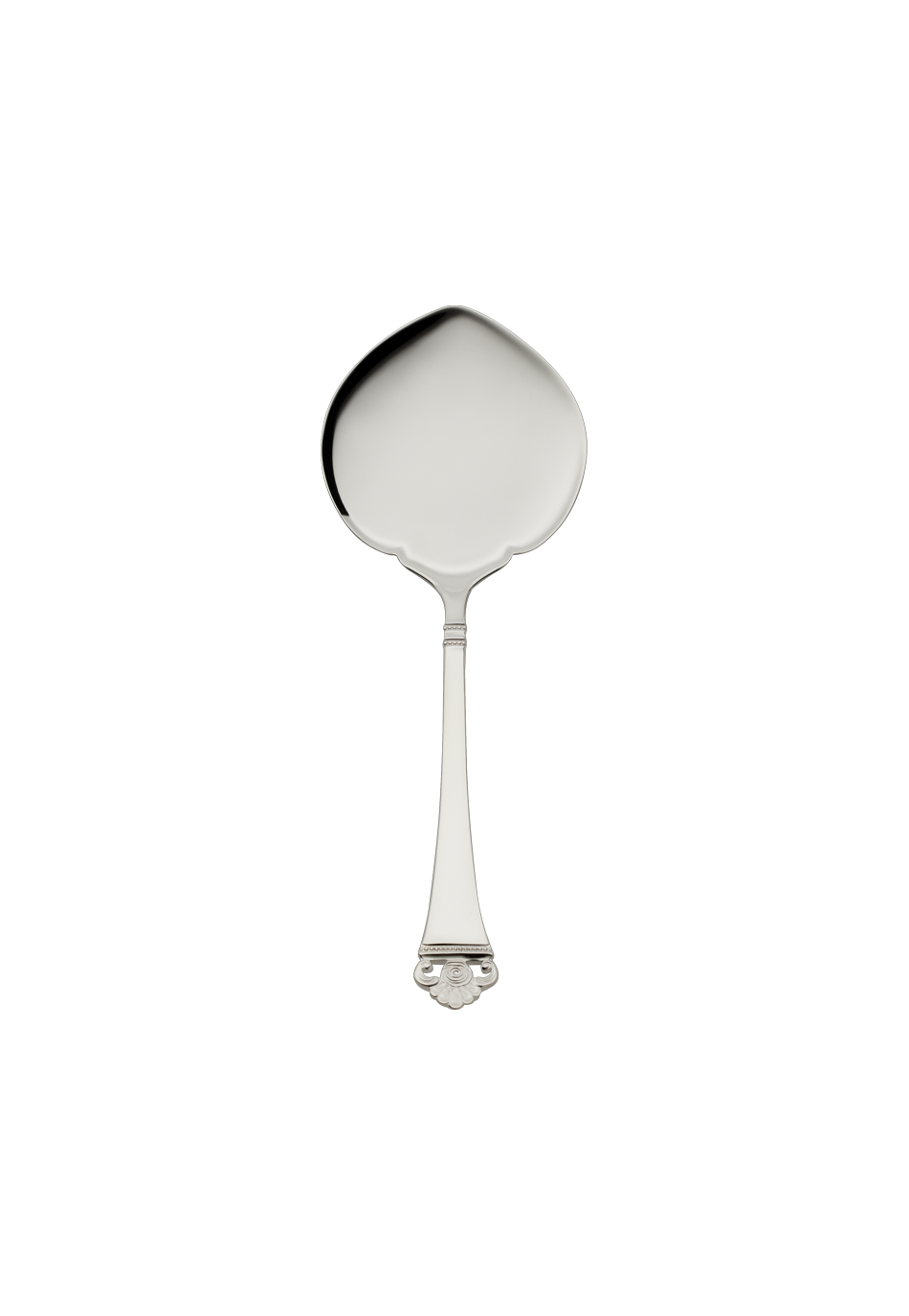 Robbe & Berking "Rose Pattern" Pastry Server silver plated with gold accents 18 cm