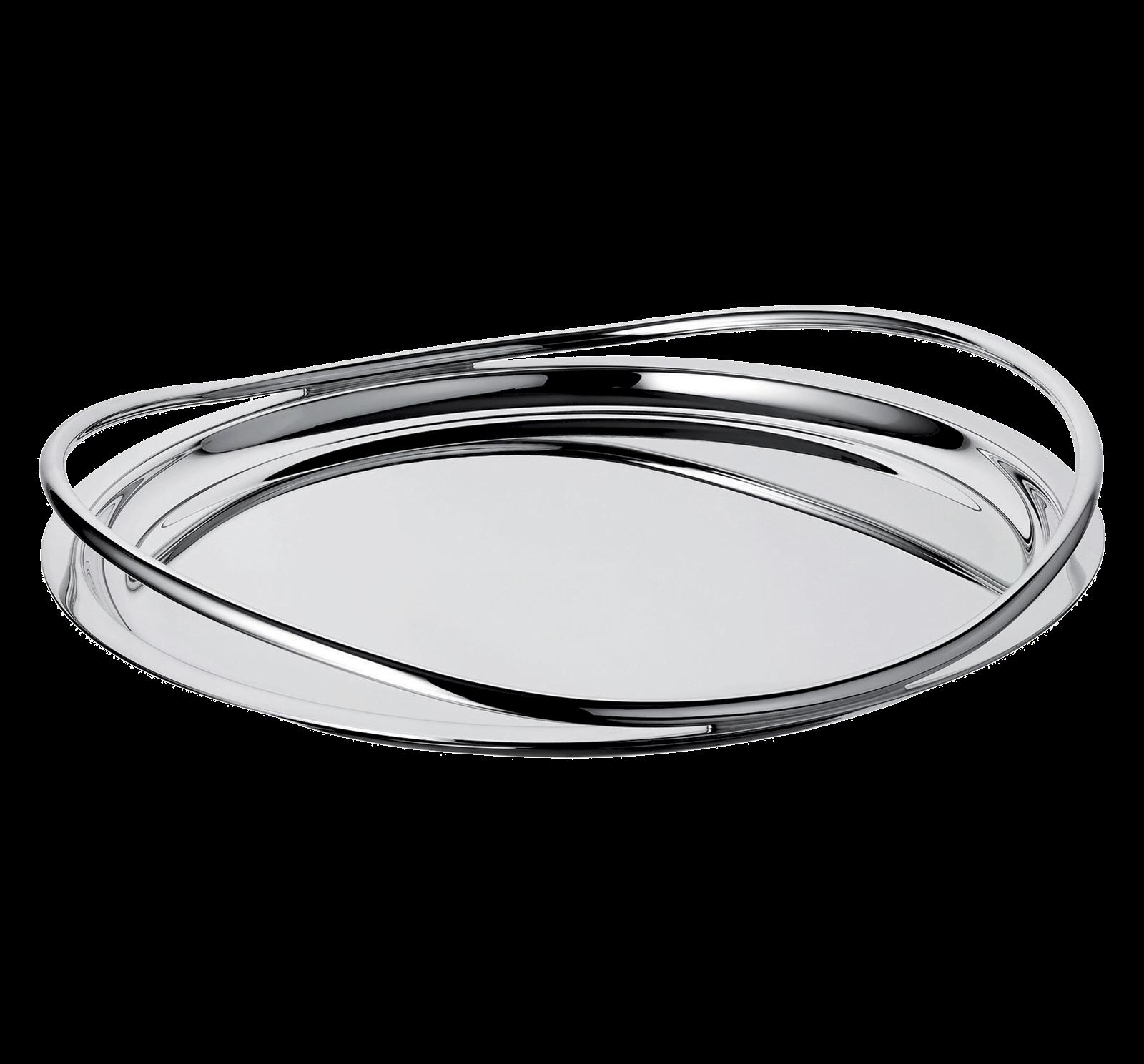 Christofle "Vertigo" Tray silver plated 39 cm