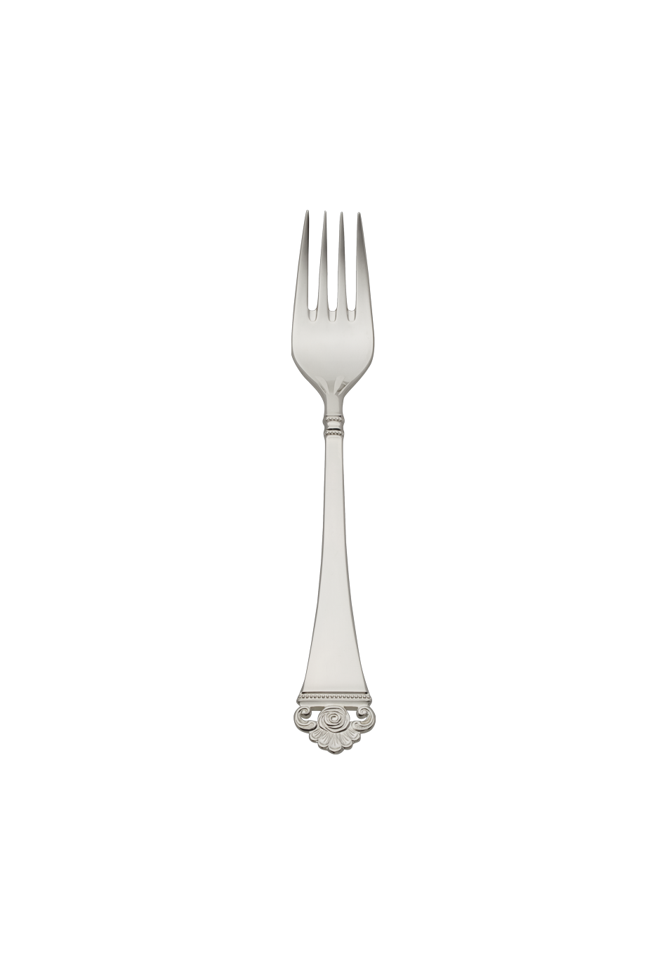 Robbe & Berking "Rose Pattern" Childrens Fork silver plated with gold accents 18,5 cm