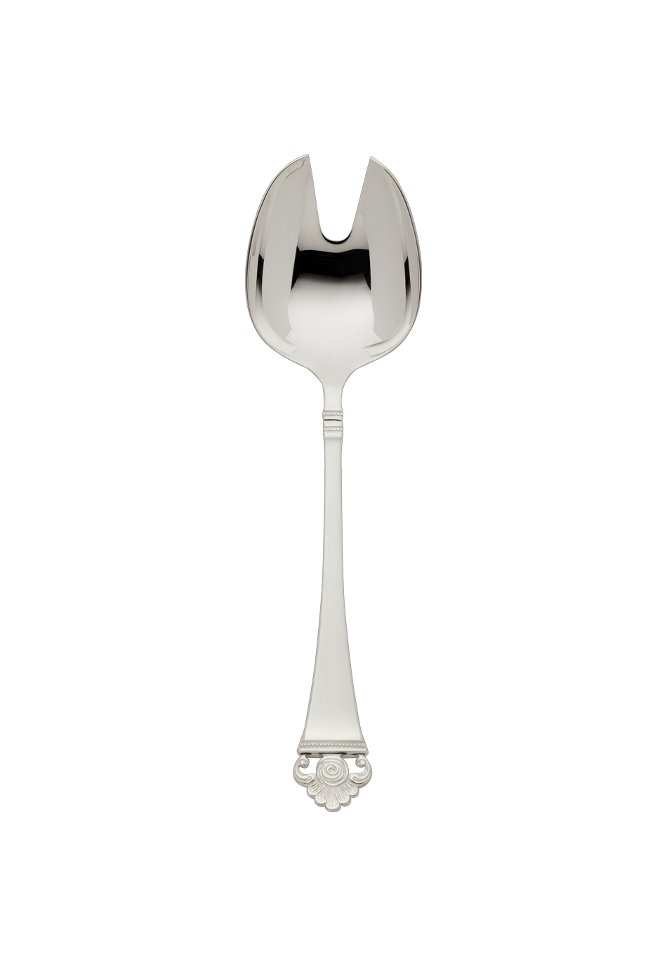 Robbe & Berking "Rose Pattern" Salad Fork large silver plated with gold accents 21 cm
