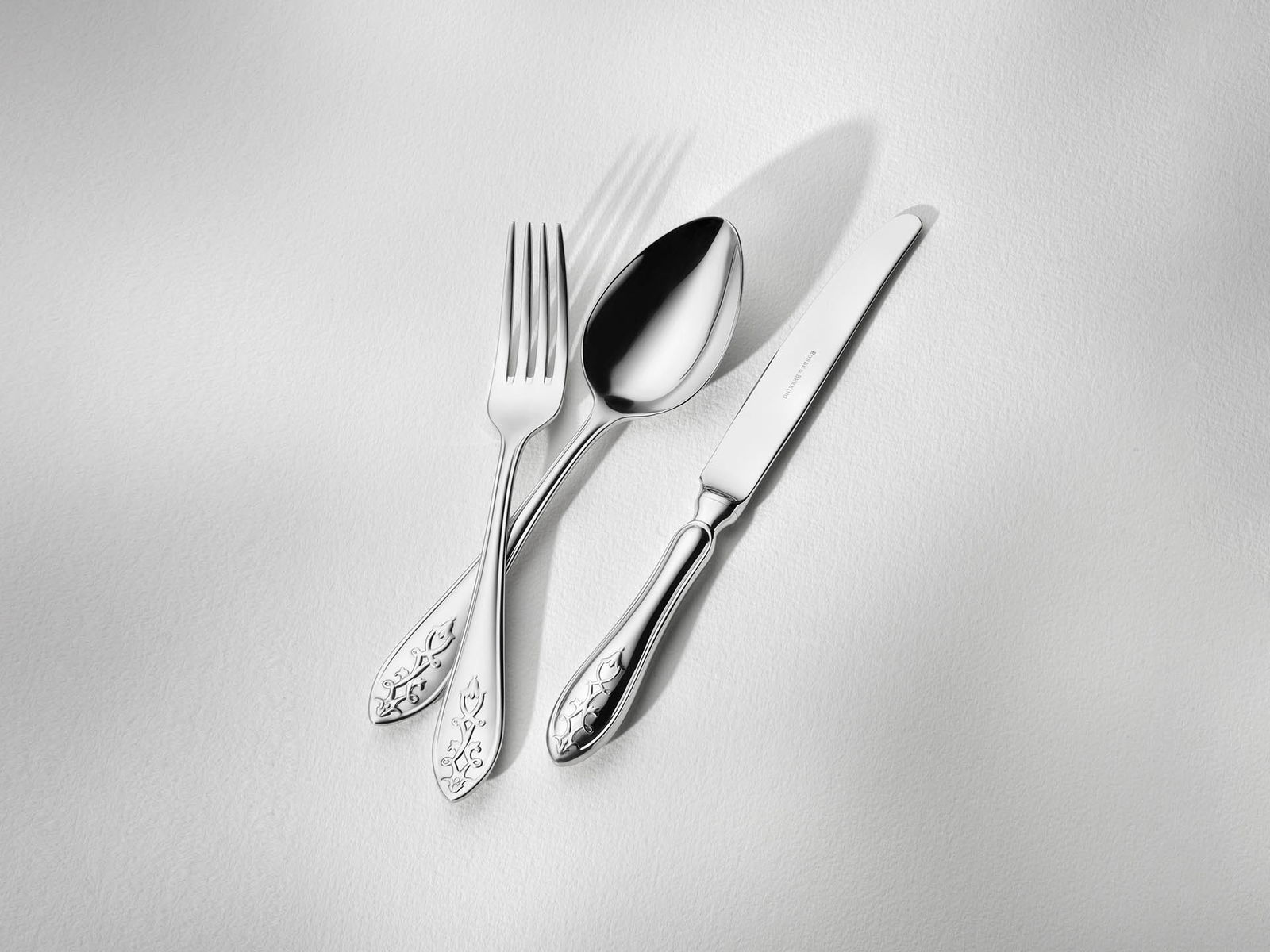 Robbe & Berking "Jardin" Dinner Set 4-pcs stainless steel Robbe & Berking "Jardin" Salad Fork large stainless steel 24,5 cm