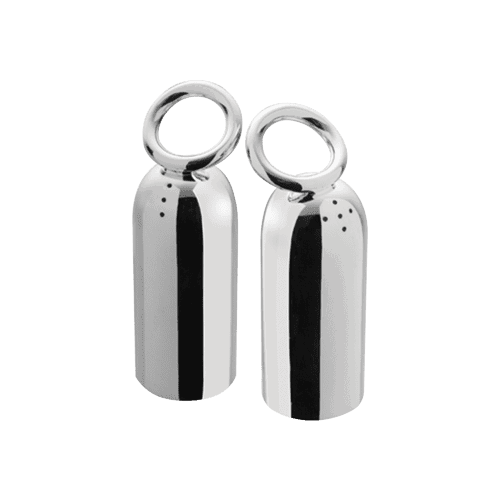 Christofle "Vertigo" Salt & Pepper Shaker silver plated