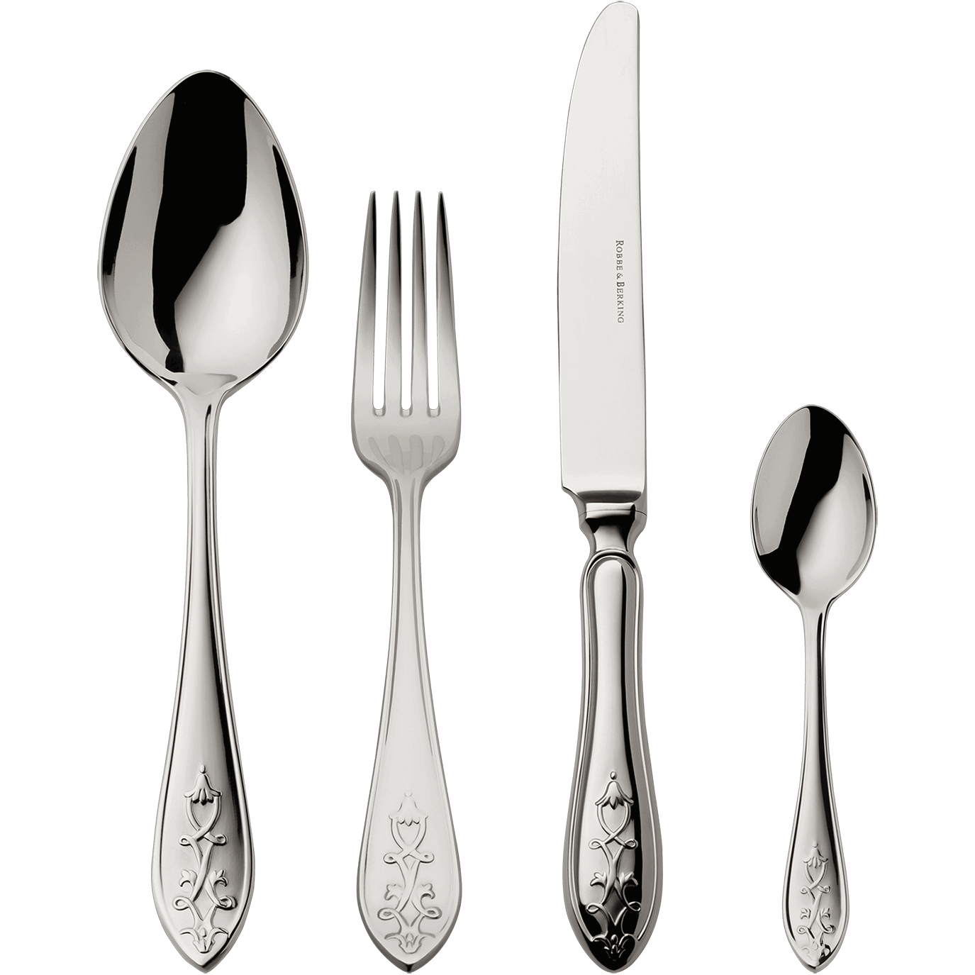 Robbe & Berking "Jardin" Dinner Set 24-pcs stainless steel
