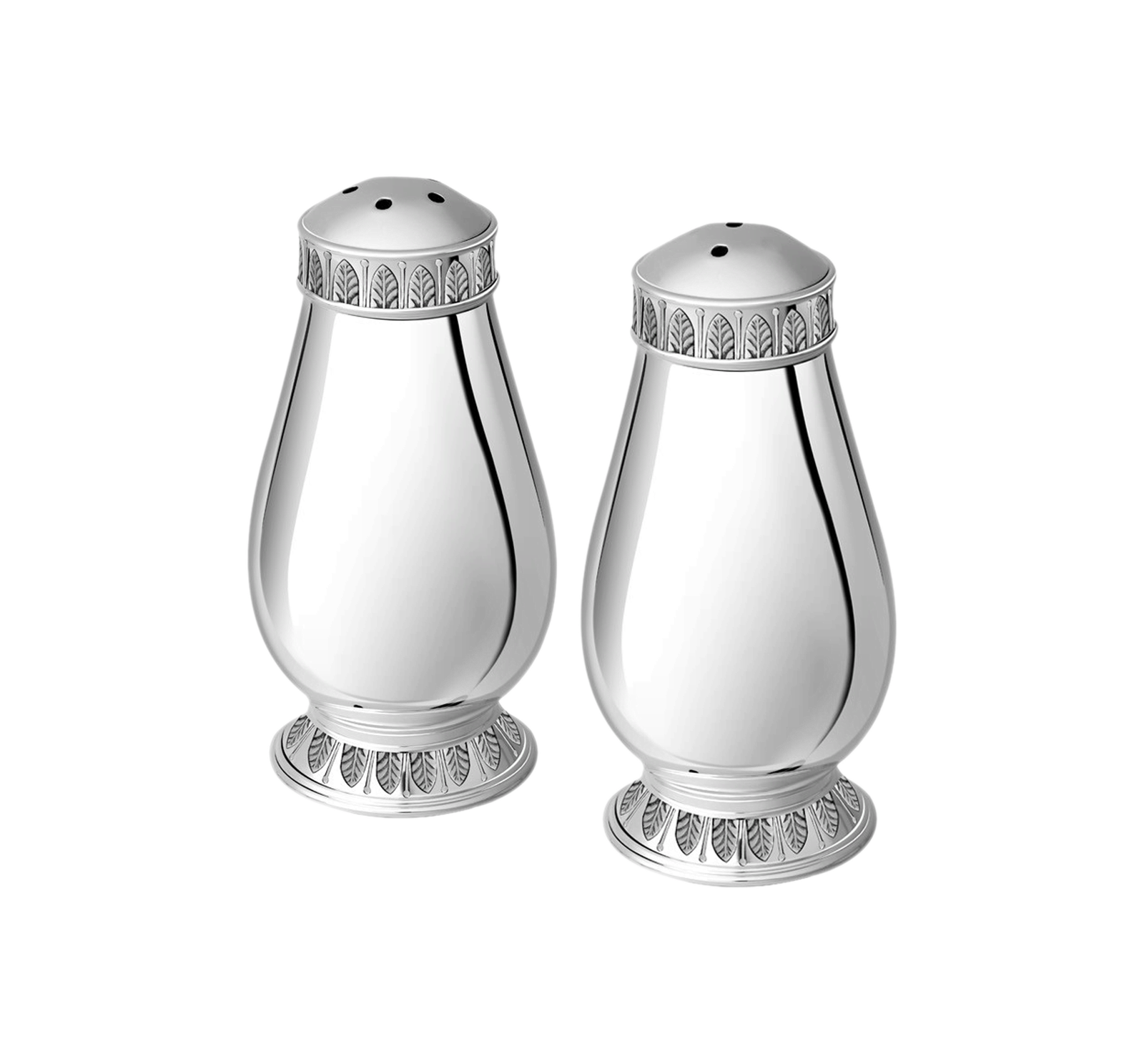 Christofle "Malmaison" Salt & Pepper Shaker silver plated