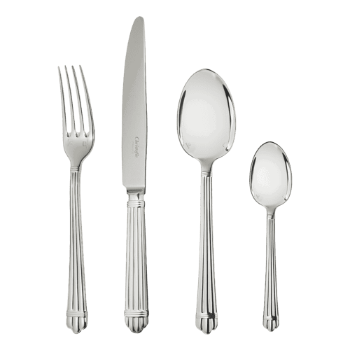 Christofle "Aria Flatware silver plated" Christofle "Aria" Salad Serving Spoon silver plated 25 cm