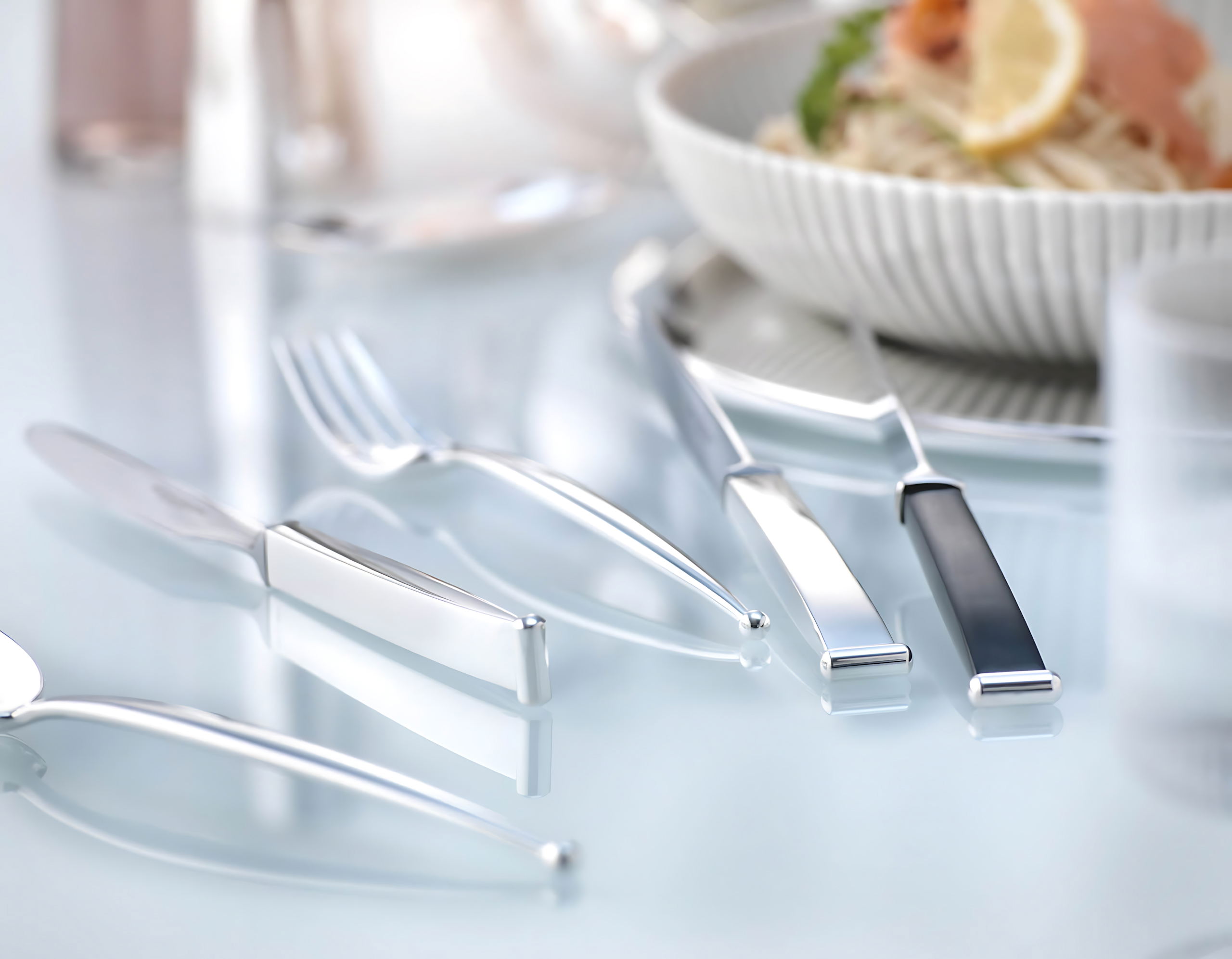 Robbe & Berking "Gio" Salad Fork large Sterling Silver 20 cm