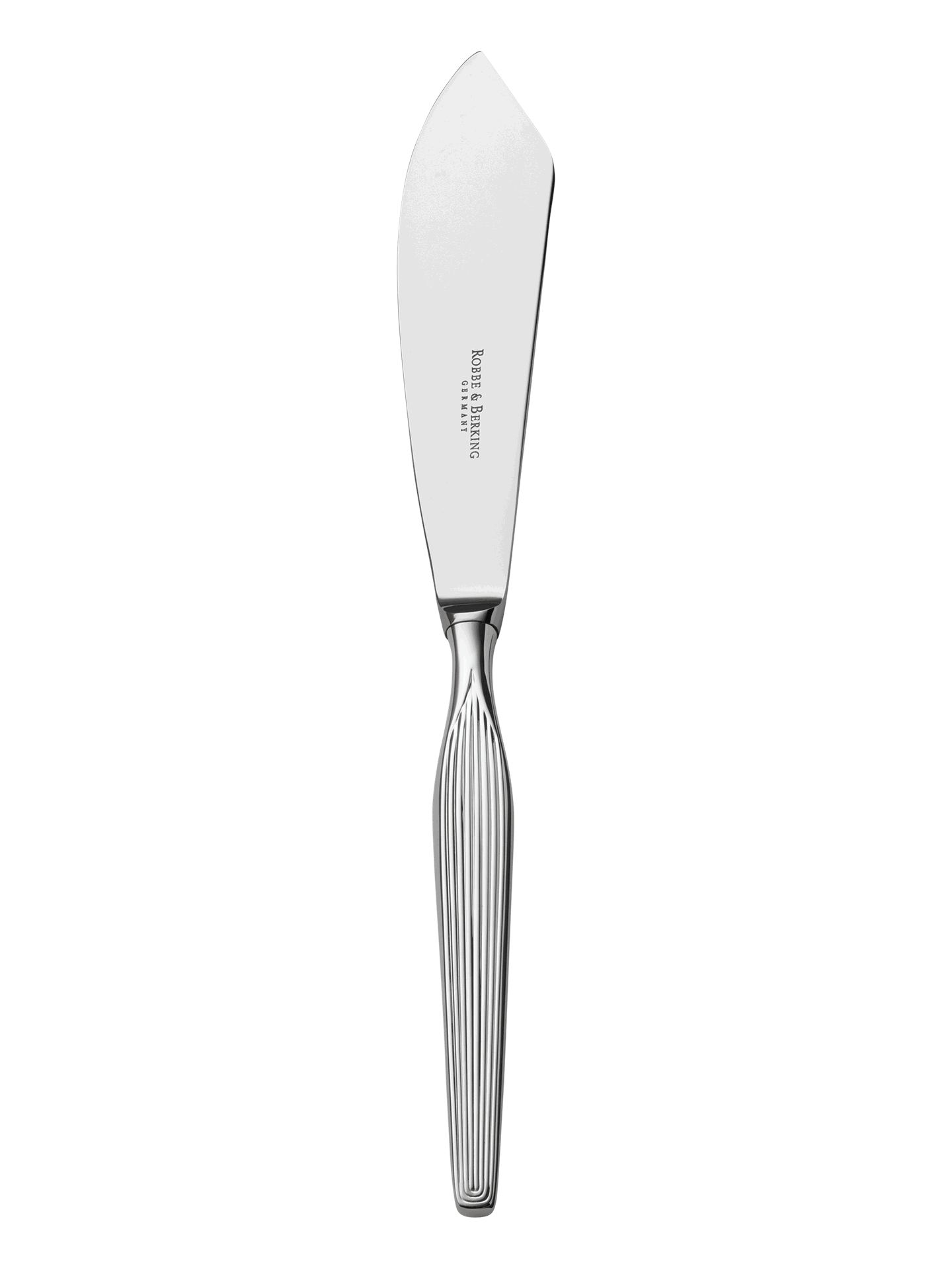 Robbe & Berking "Metropolitan" Cake Knife Sterling and gold plated 25,3 cm