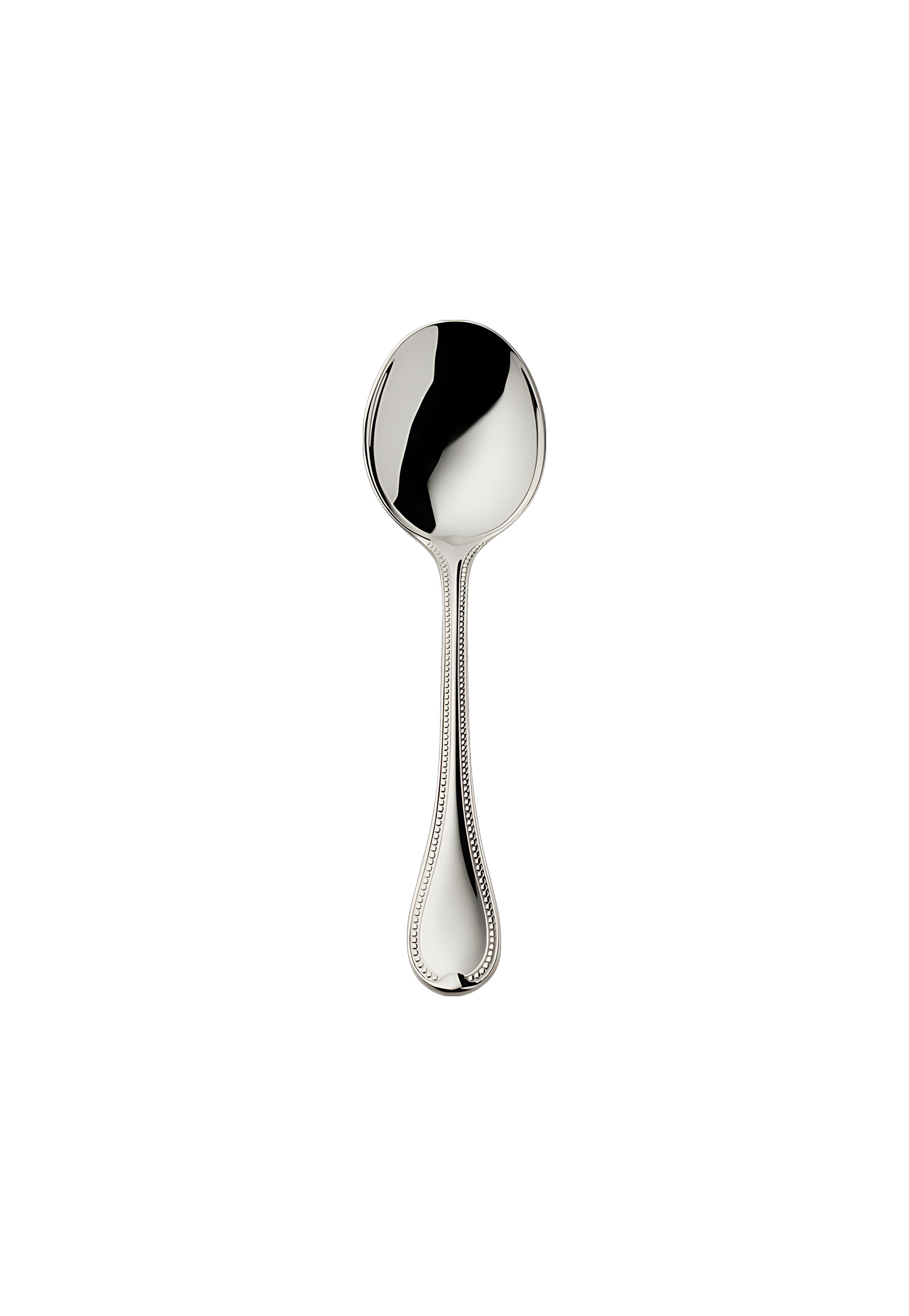 Robbe & Berking "French Pearl" Bouillon / Cream Spoon Sterling Silver 15 cm