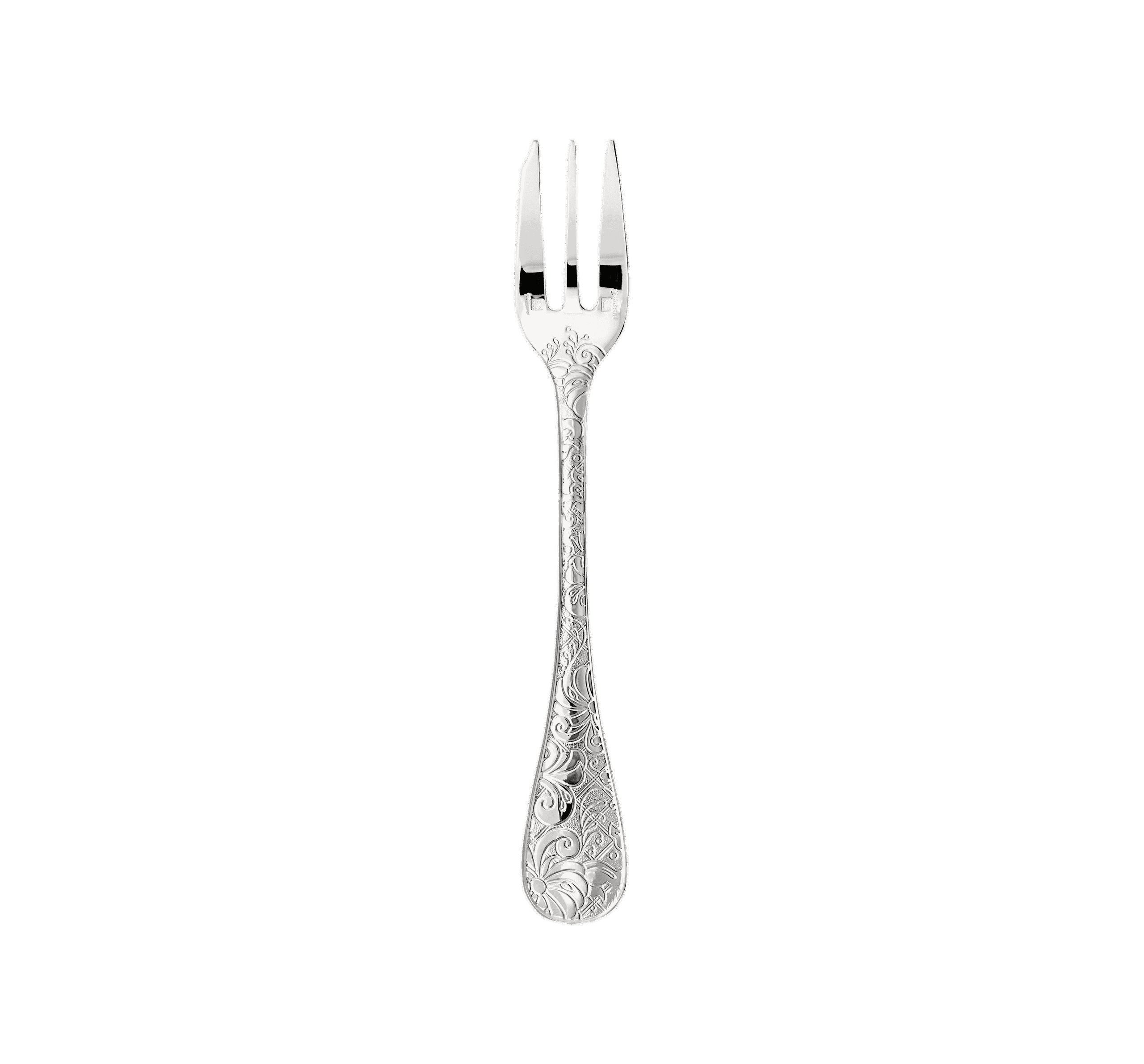 Christofle "Jardin D'Eden" Cake Fork silver plated 16 cm