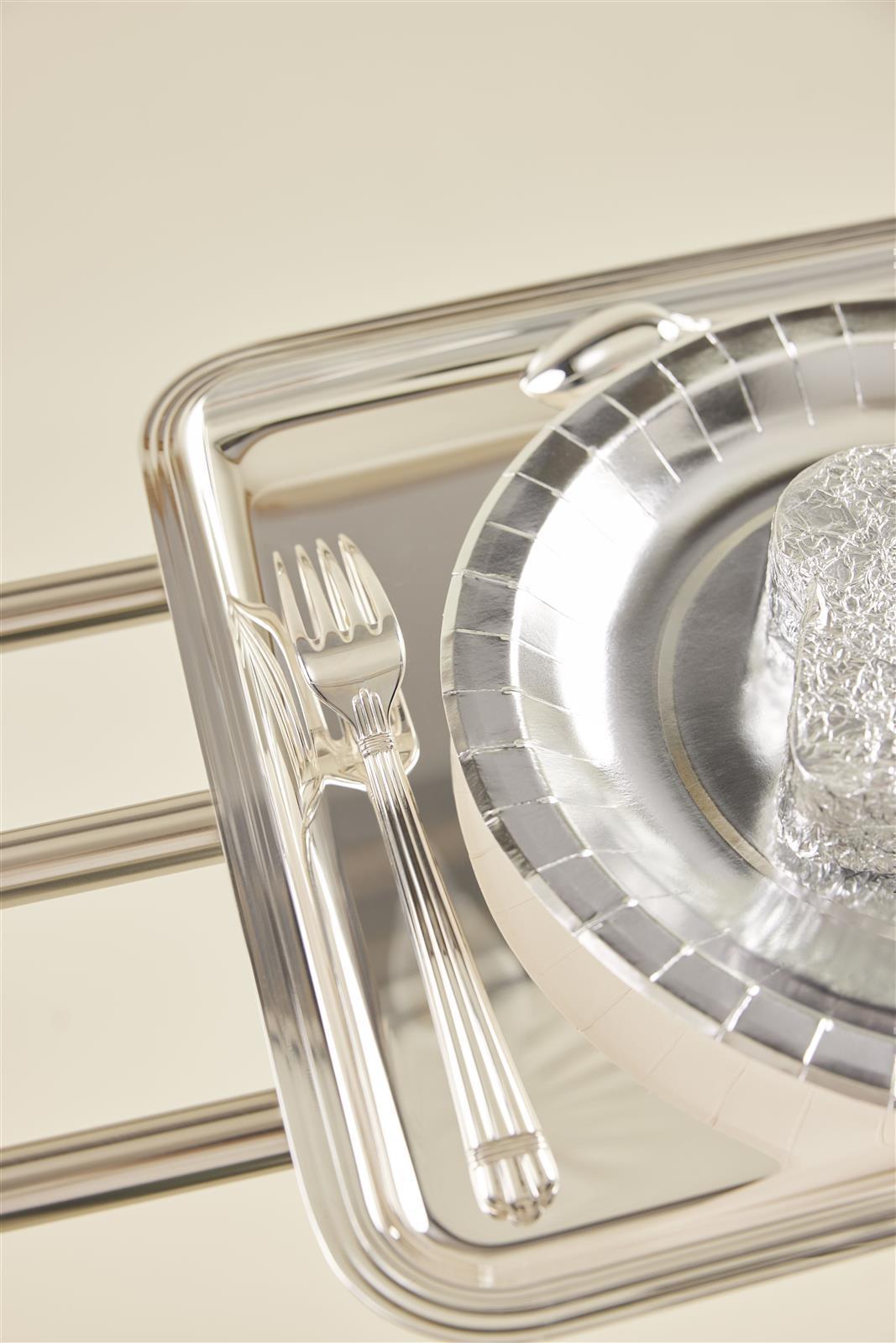 Christofle "Aria" Salad Serving Spoon silver plated 25 cm