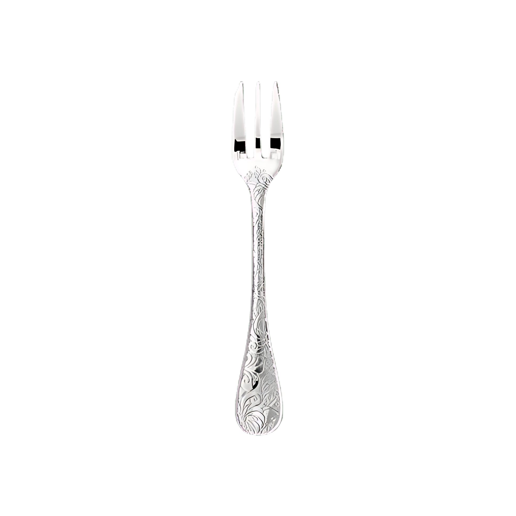 Christofle "Jardin D'Eden" Cake Fork sterling silver 16 cm