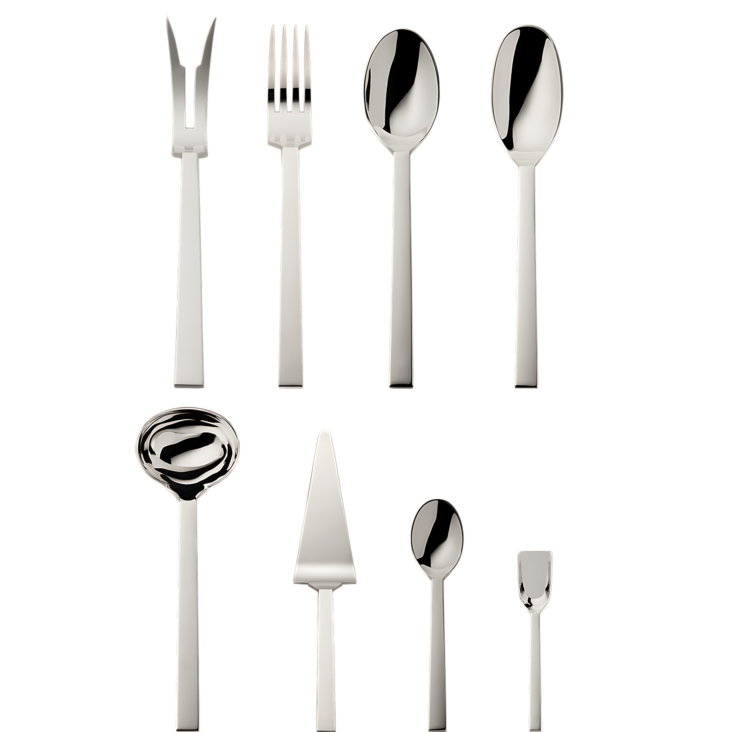 Robbe & Berking "Sphinx" Serving Set 9-pcs Sterling Silver