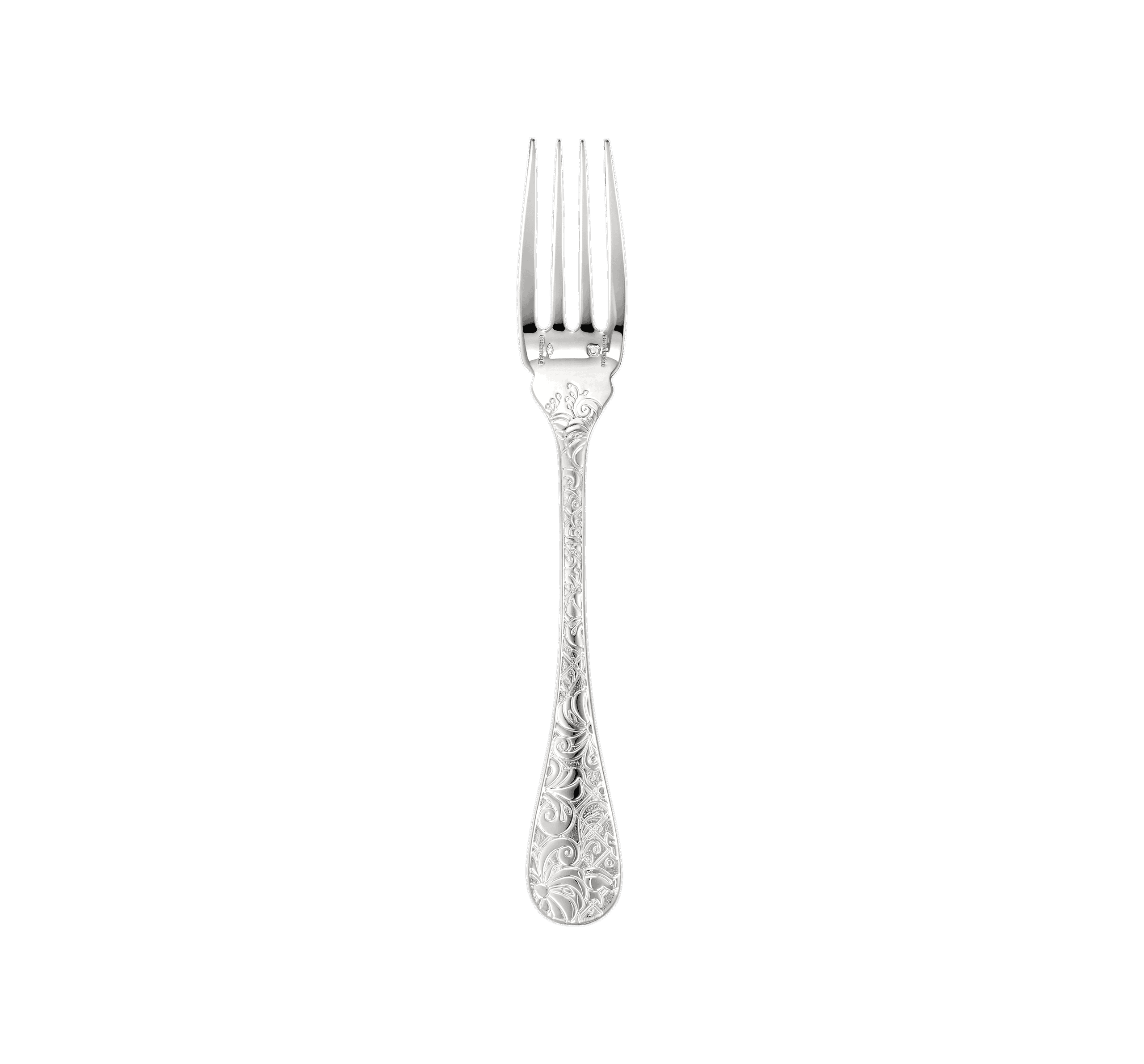 Christofle "Jardin D'Eden" Fish Fork sterling silver 18 cm