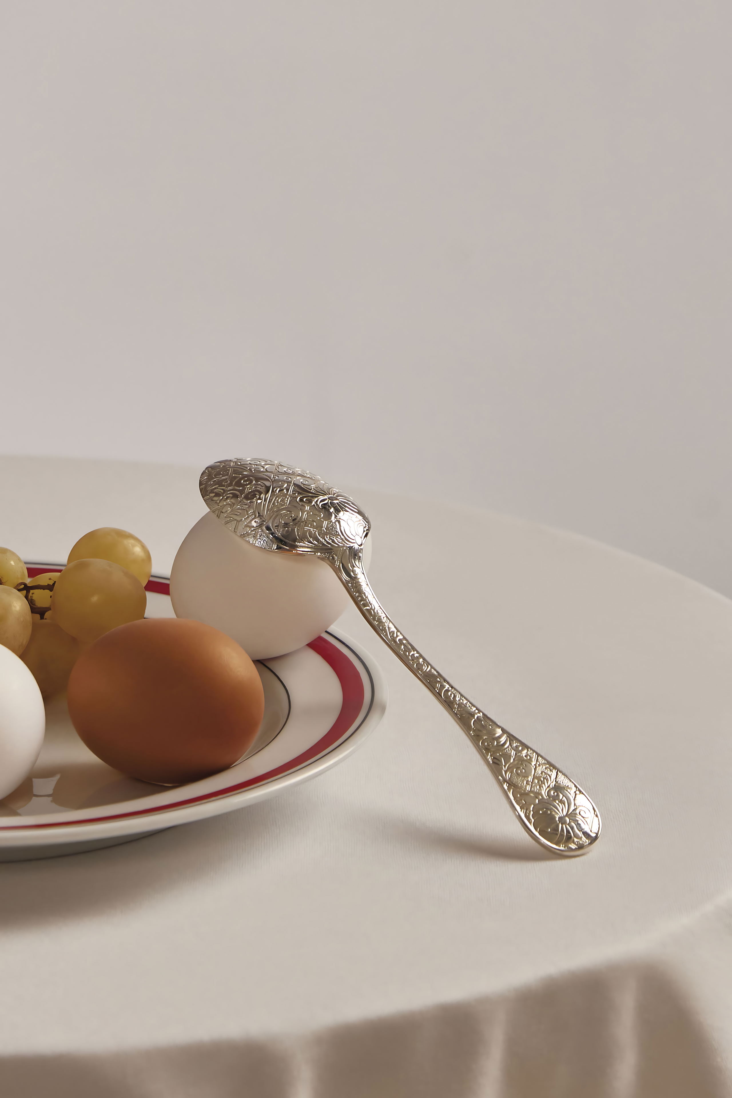 Christofle "Jardin D'Eden" Coffee Spoon sterling silver 14 cm