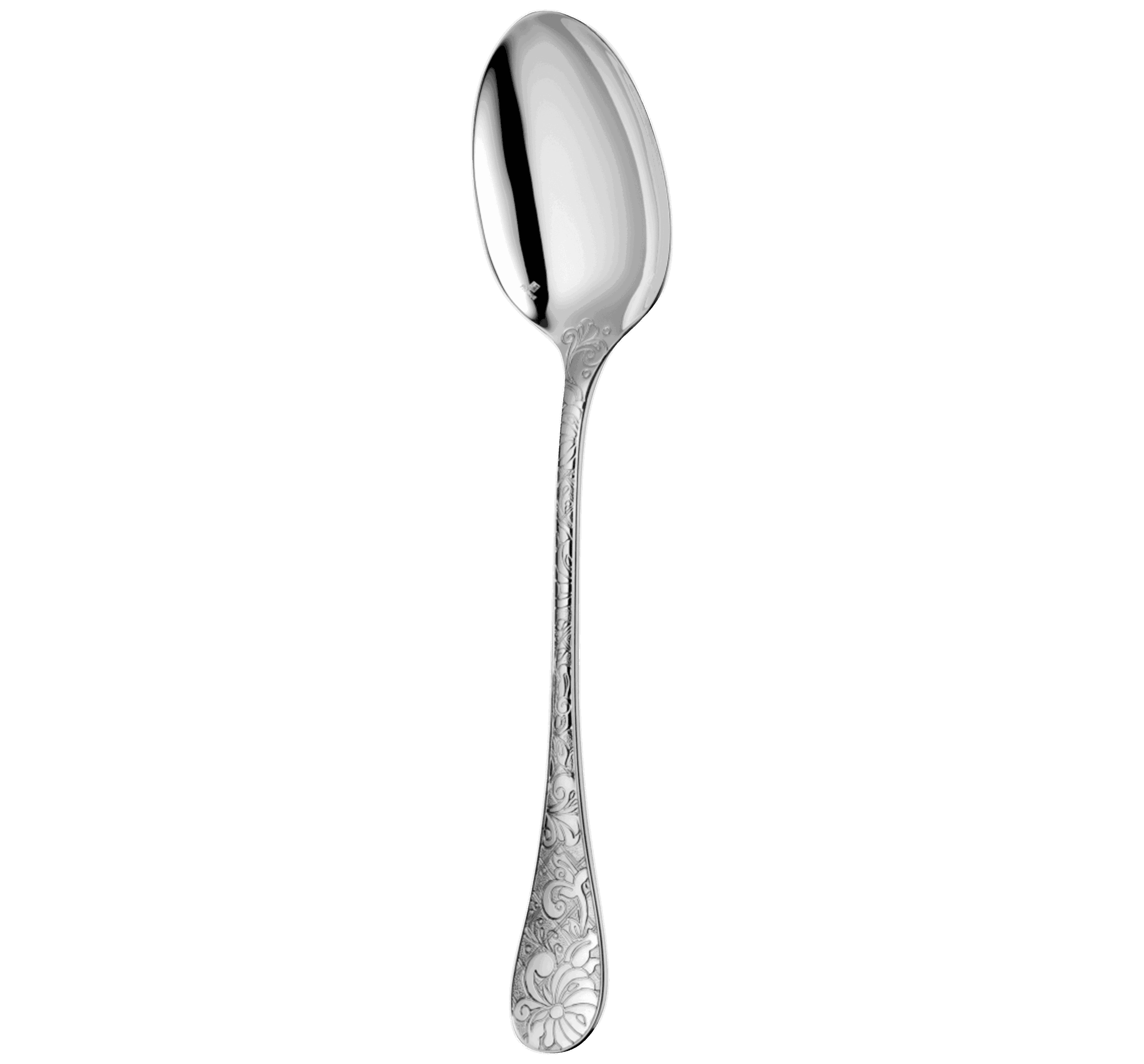 Christofle "Jardin D'Eden" Vegetable Serving Spoon sterling silver 25 cm