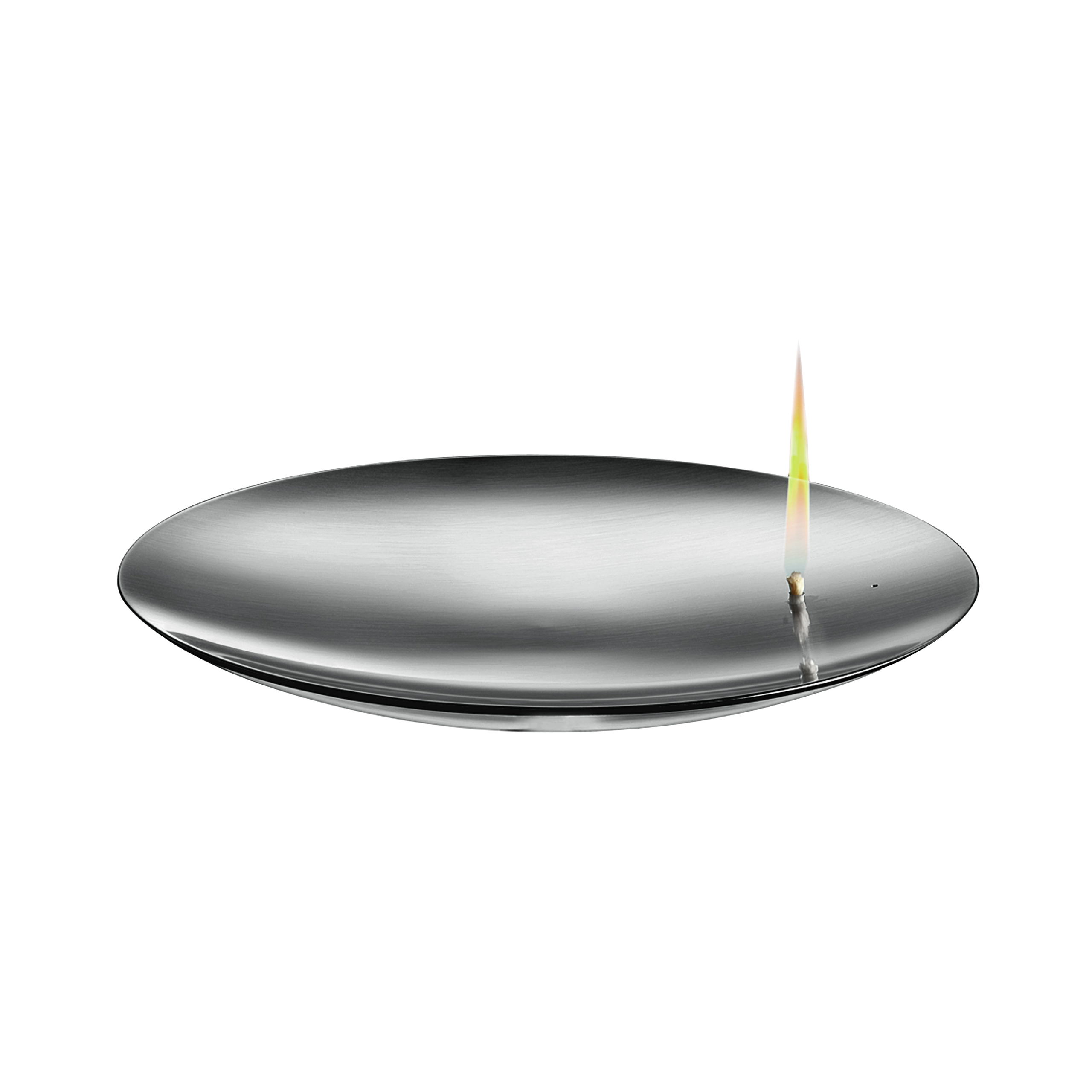 Mono "Concave" Oil Lamp small stainless steel