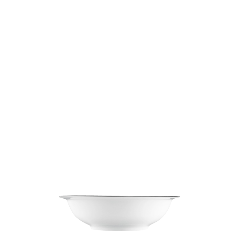 Fürstenberg "Wagenfeld" Salad Bowl Black Line Porcelain 21,5 cm