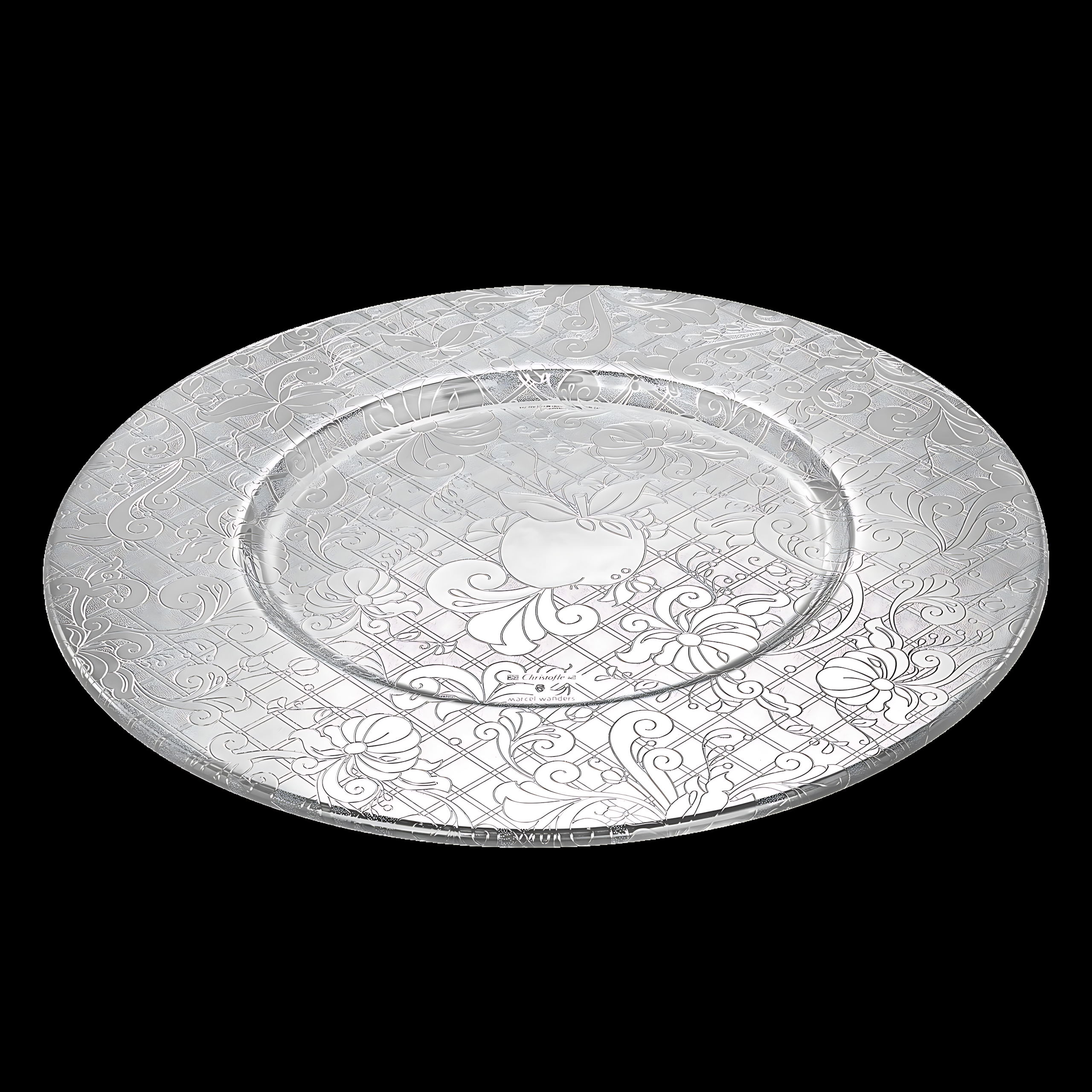 Christofle "Jardin D'Eden" Underplate silver plated
